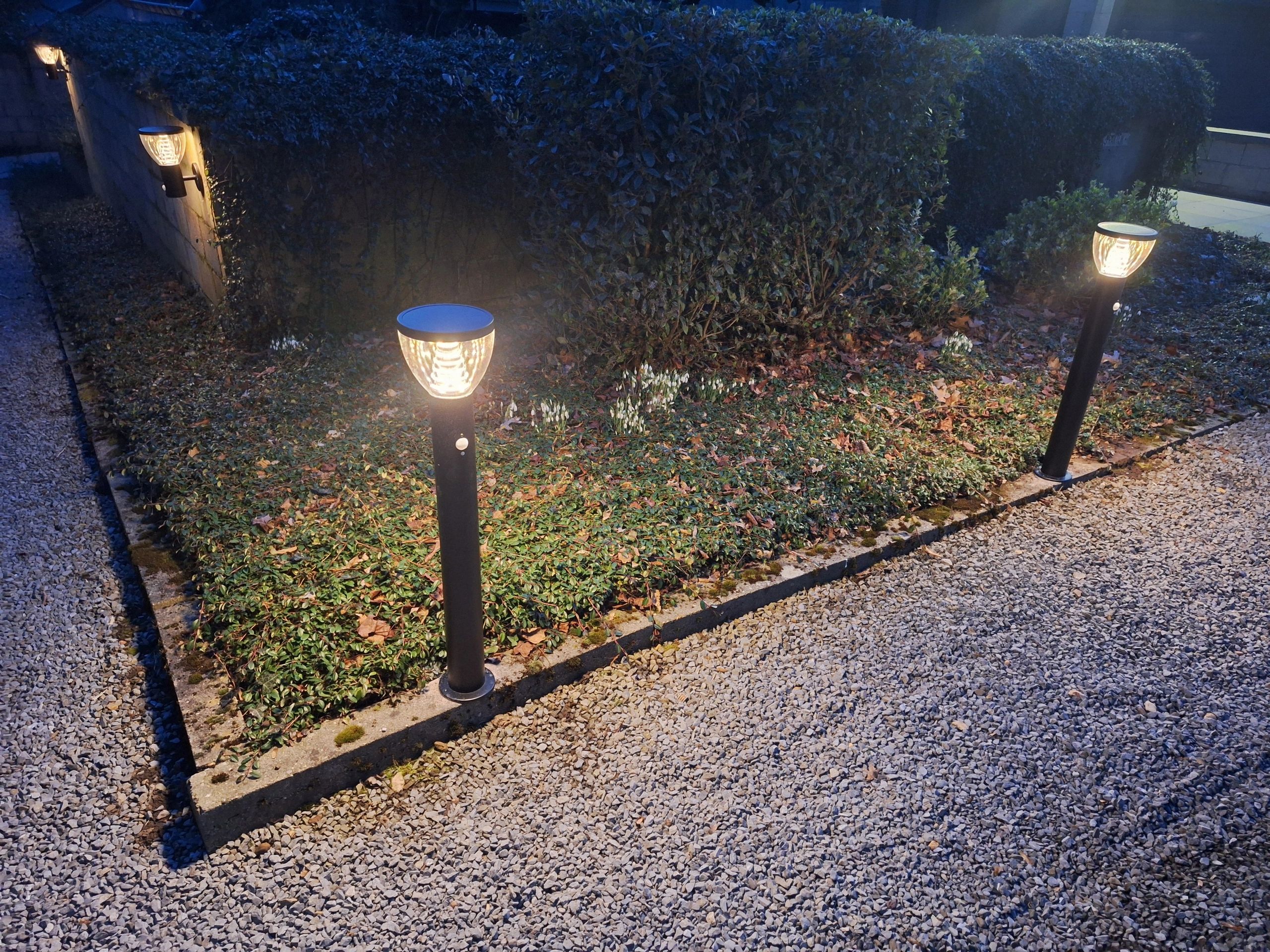 Solar staande lamp Spiez met bewegingssensor
