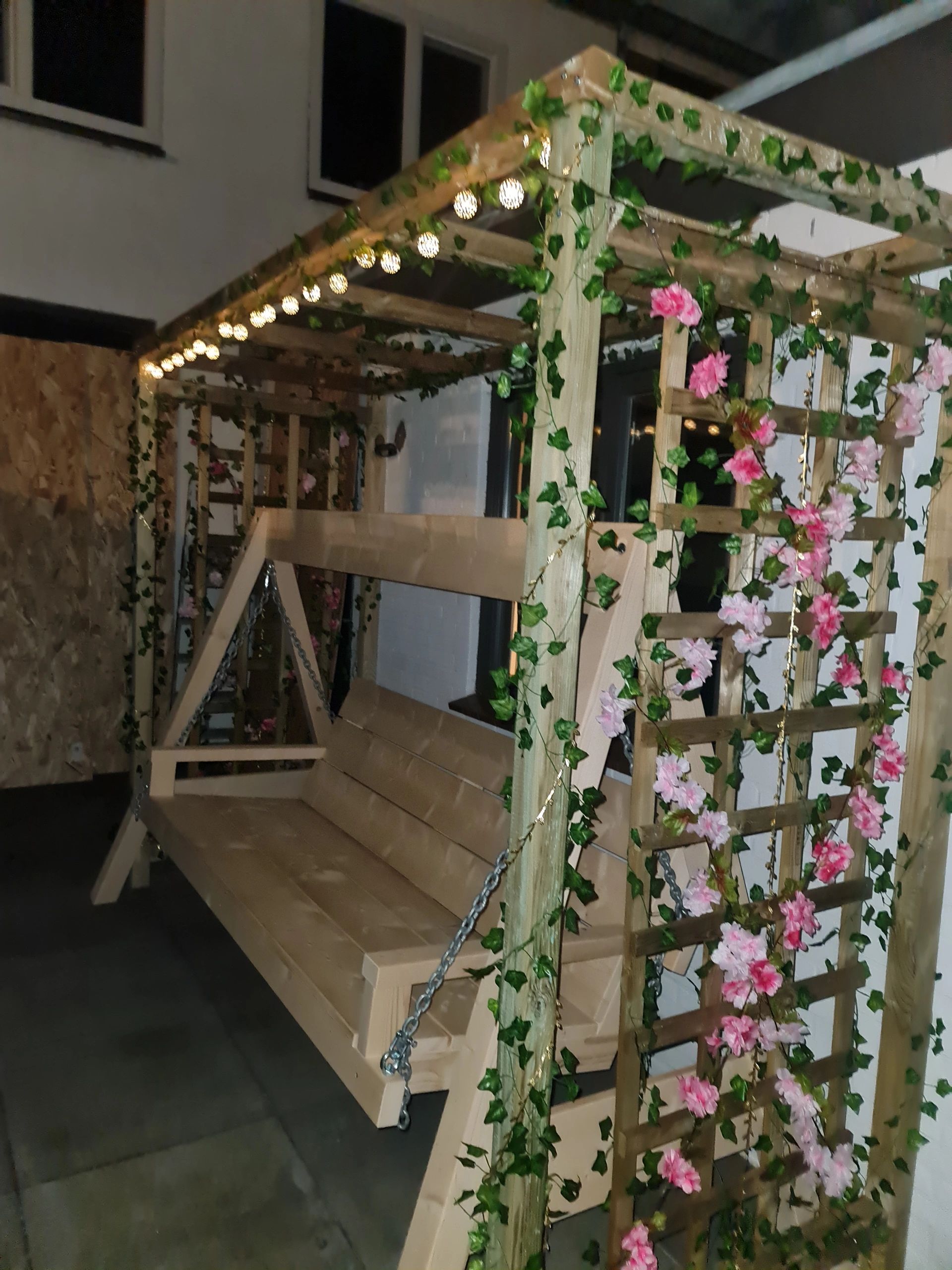 Solar lichtslinger Marrakech met 20 warm witte led lampen