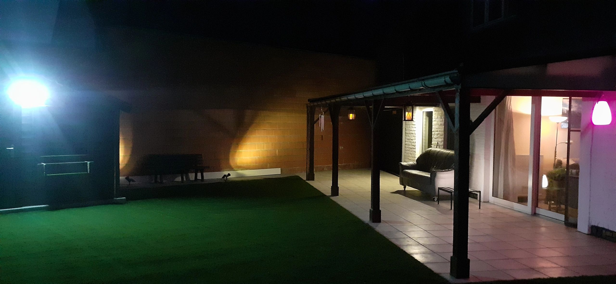 Solar spot Highlight voor wandmontage of grondspies warm wit voordeelset 3