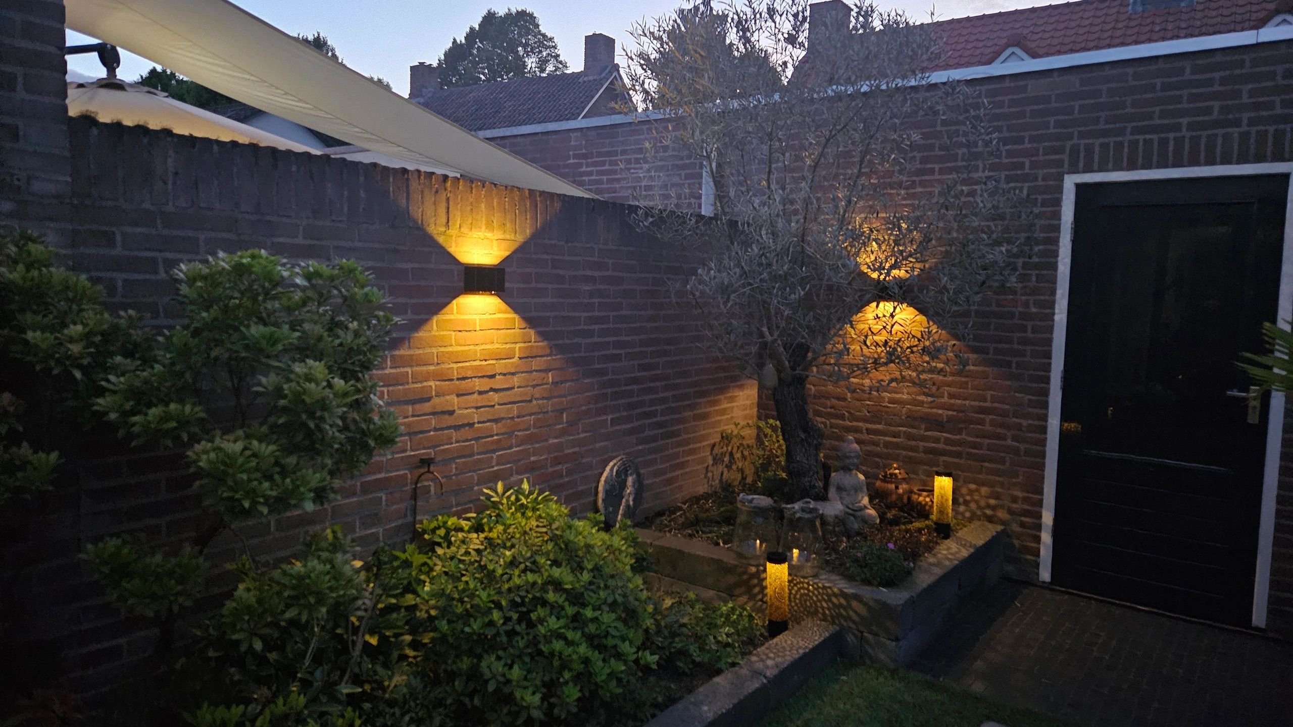 Solar wandlamp Ebbe - Voordeelset van 2 stuks