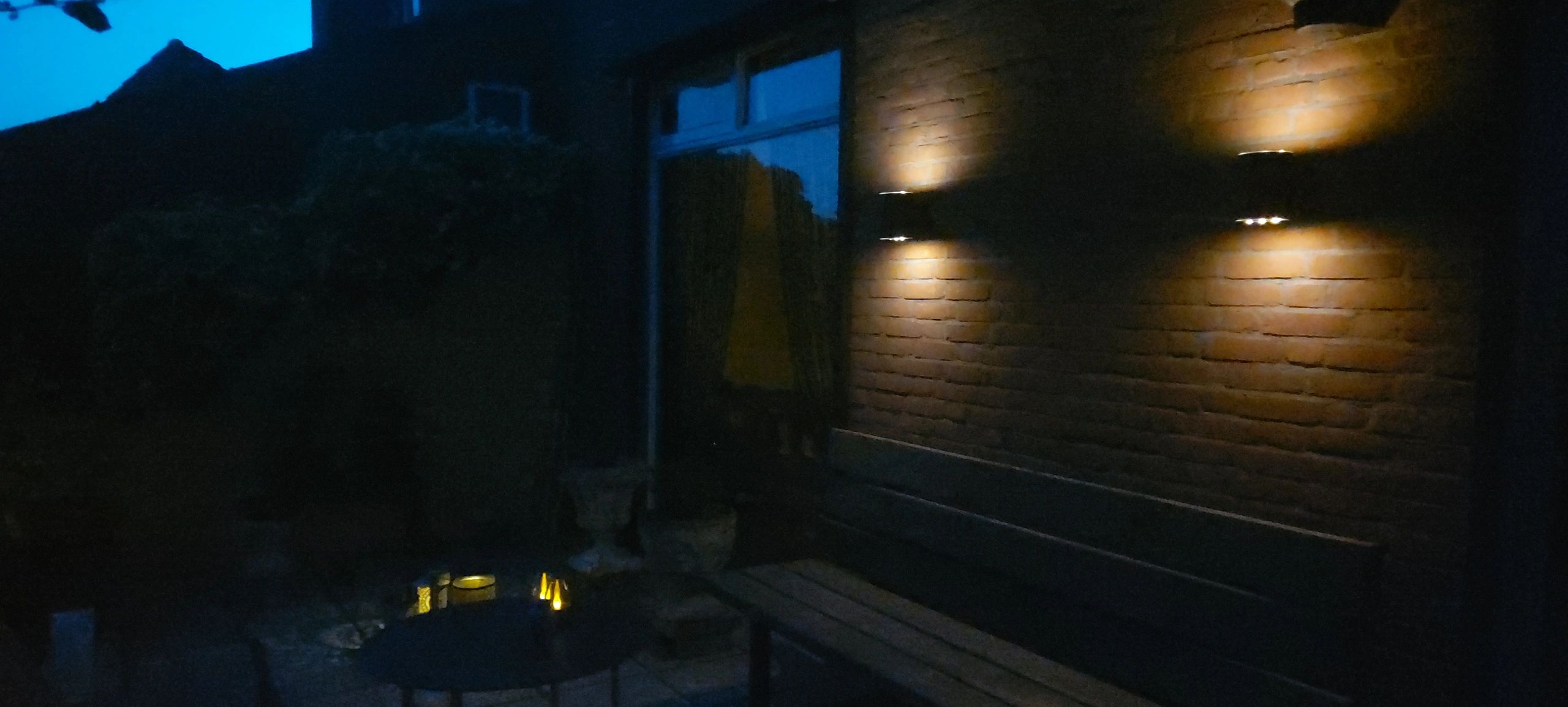 Solar LED wandlamp up downlight Sverre rond