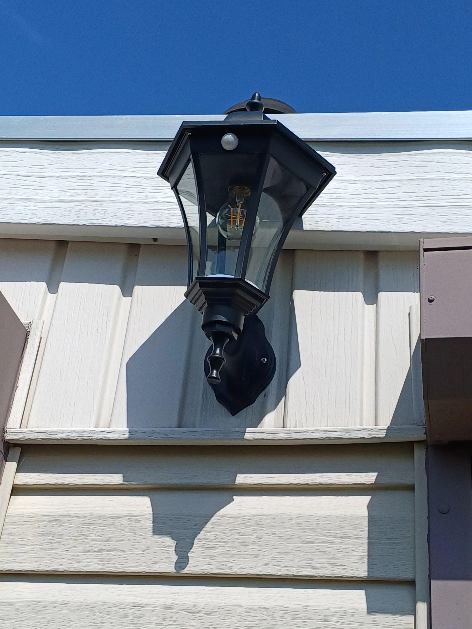 Solar buitenlamp Sheffield sokkel zwart met ledlamp