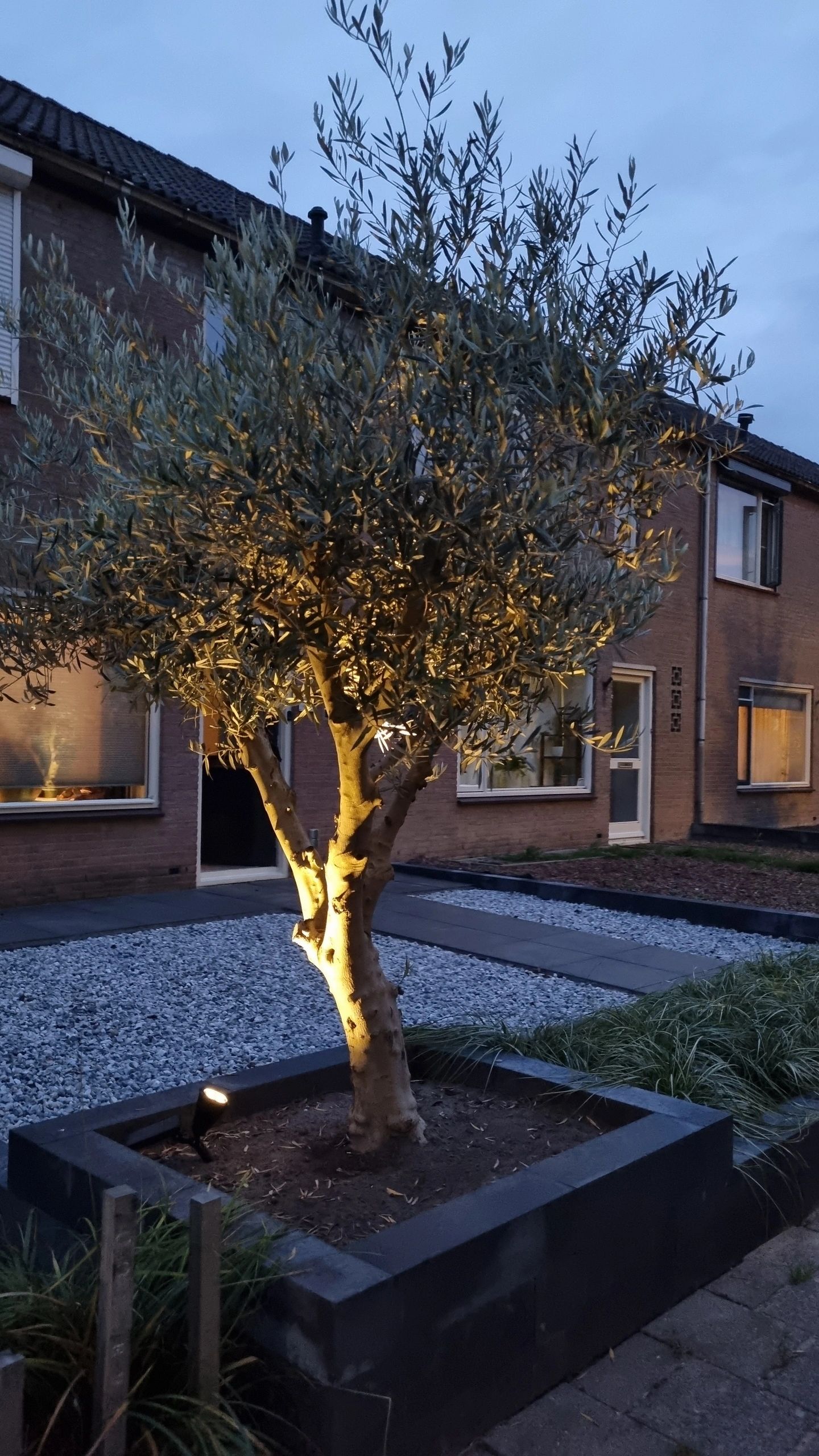 Solar spot Highlight voor wandmontage of grondspies warm wit voordeelset 2