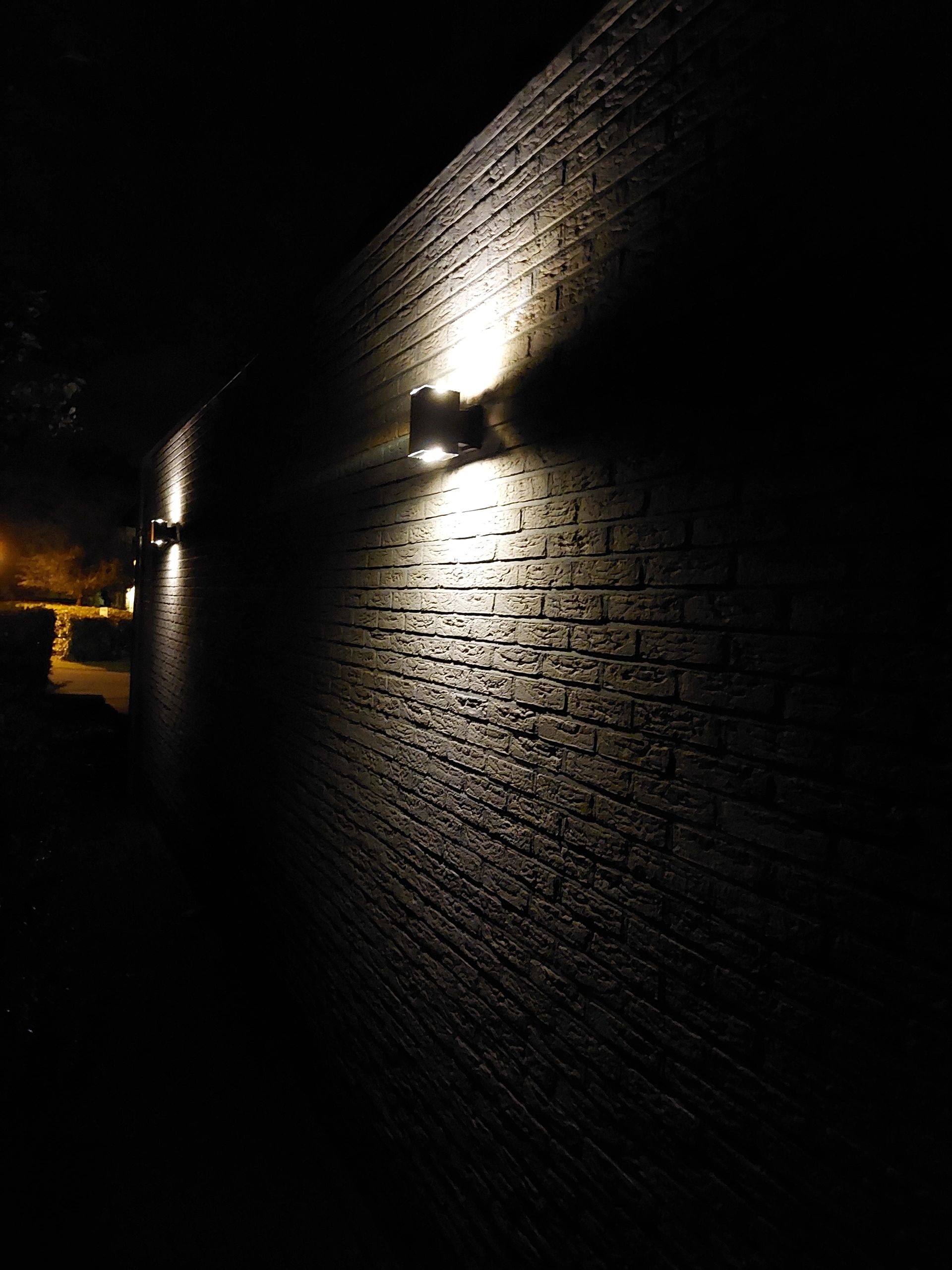 Solar LED wandlamp up downlight Sverre recht