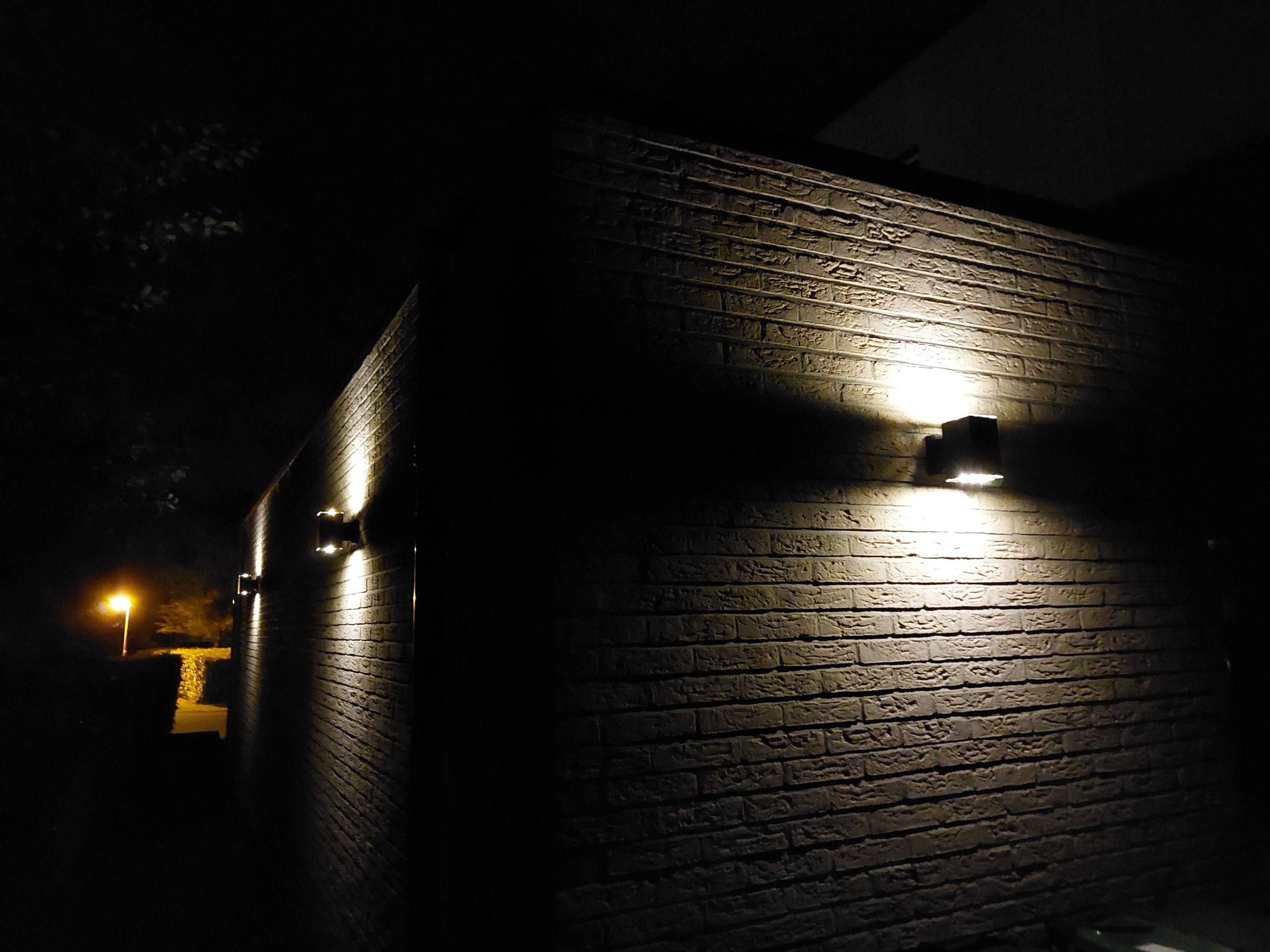 Solar LED wandlamp up downlight Sverre recht