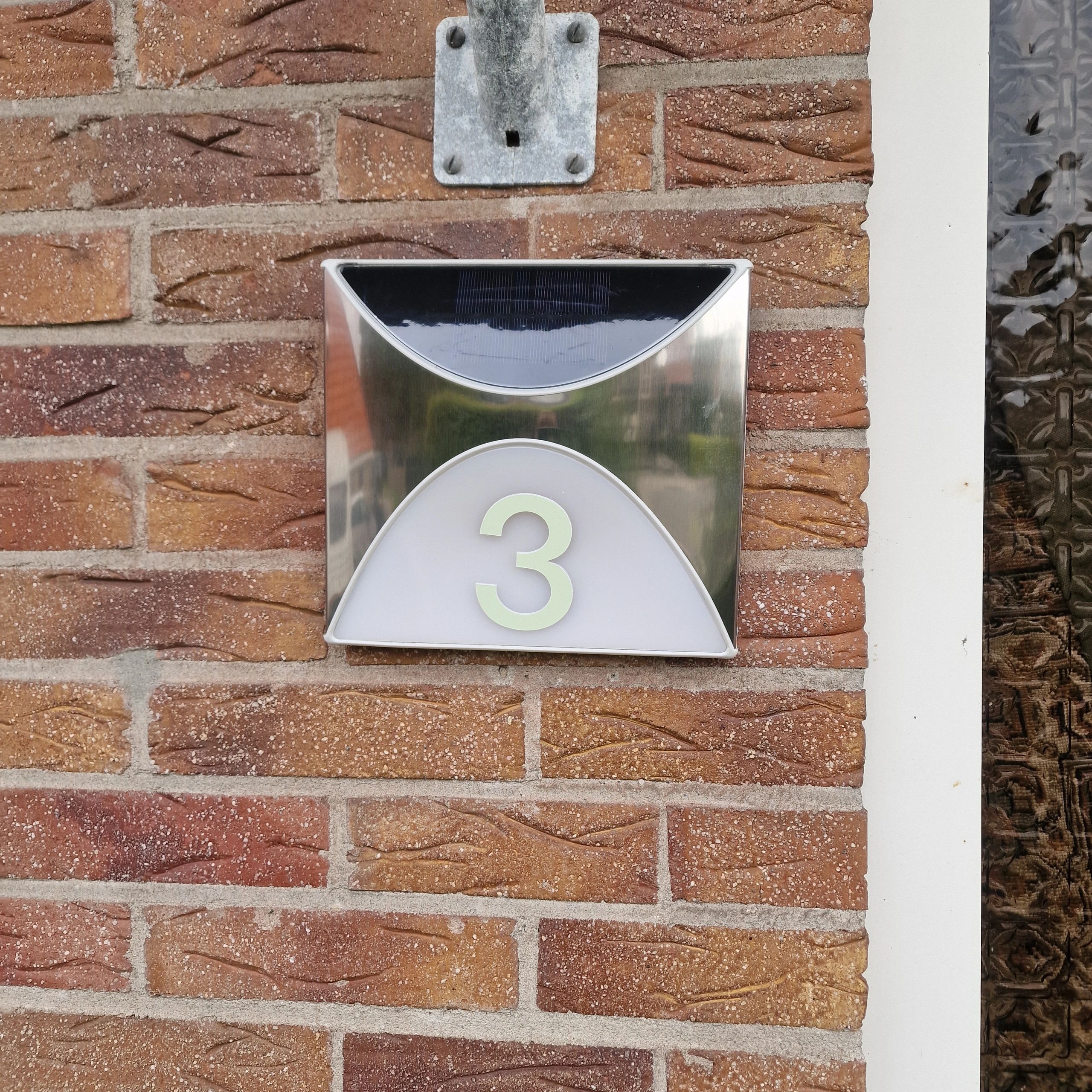 Solar Huisnummer Tau op zonne energie inclusief nummers
