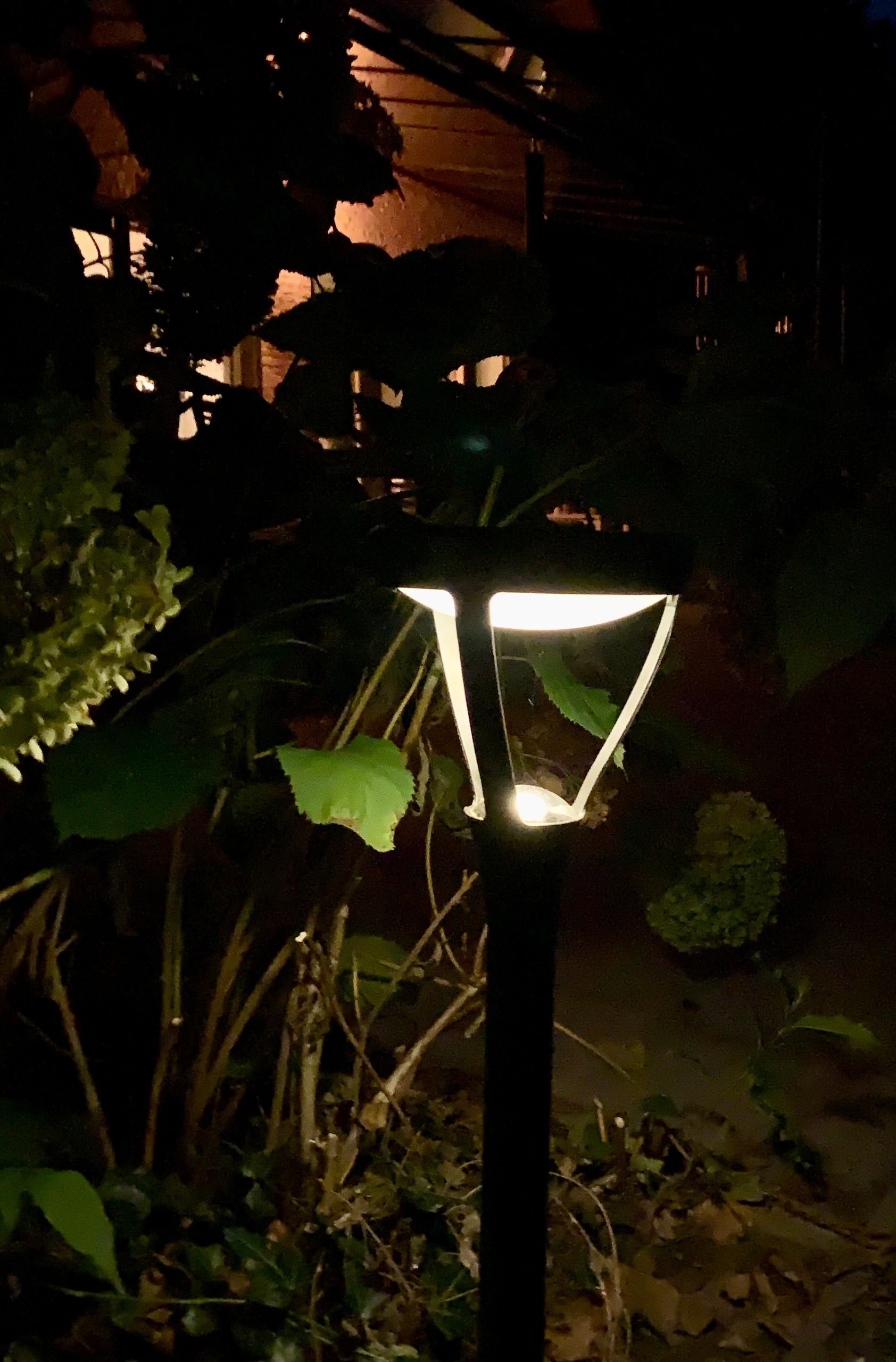 Voordeelset Solar priklamp Birdie zwart met warm wit licht