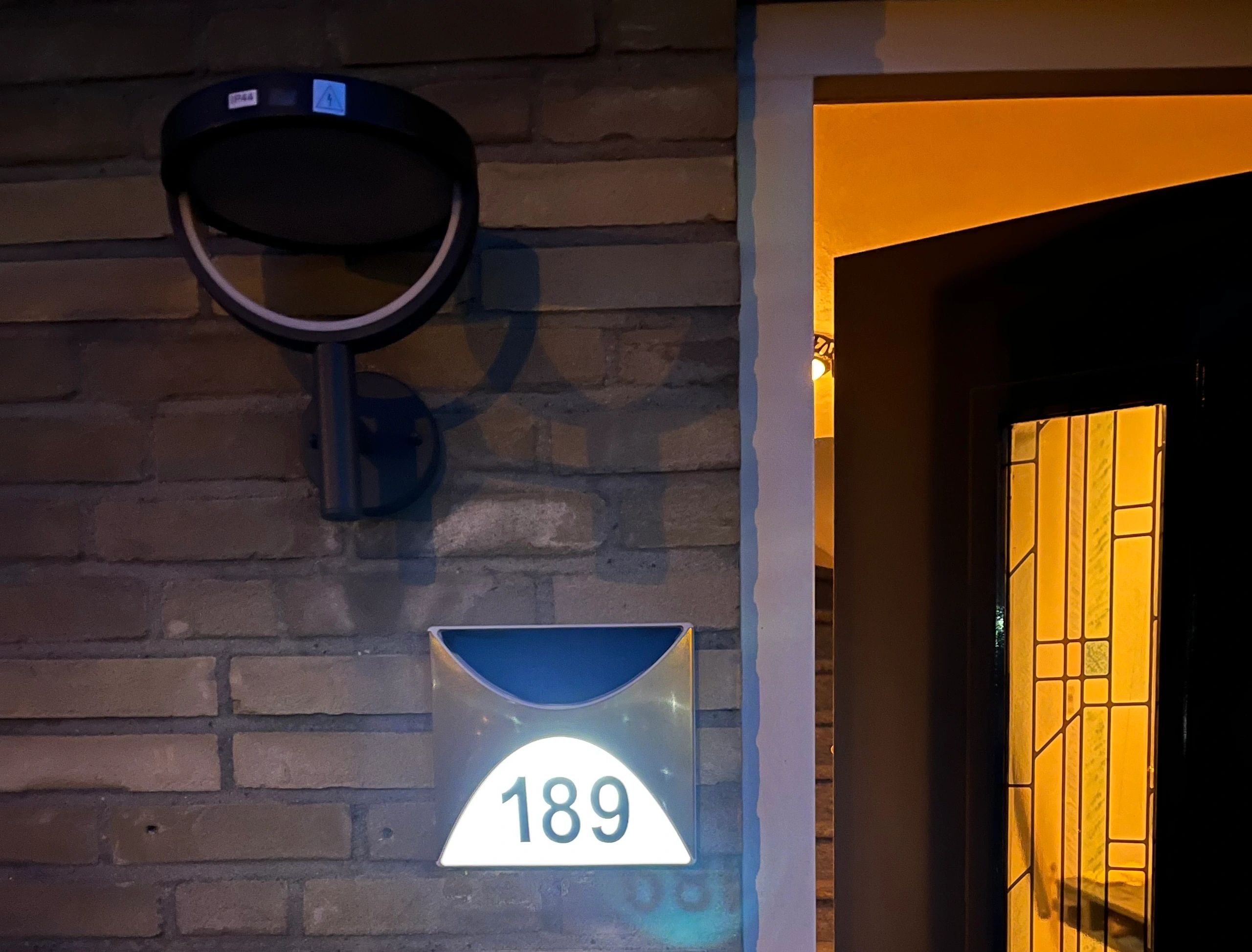 Solar Huisnummer Tau op zonne energie inclusief nummers