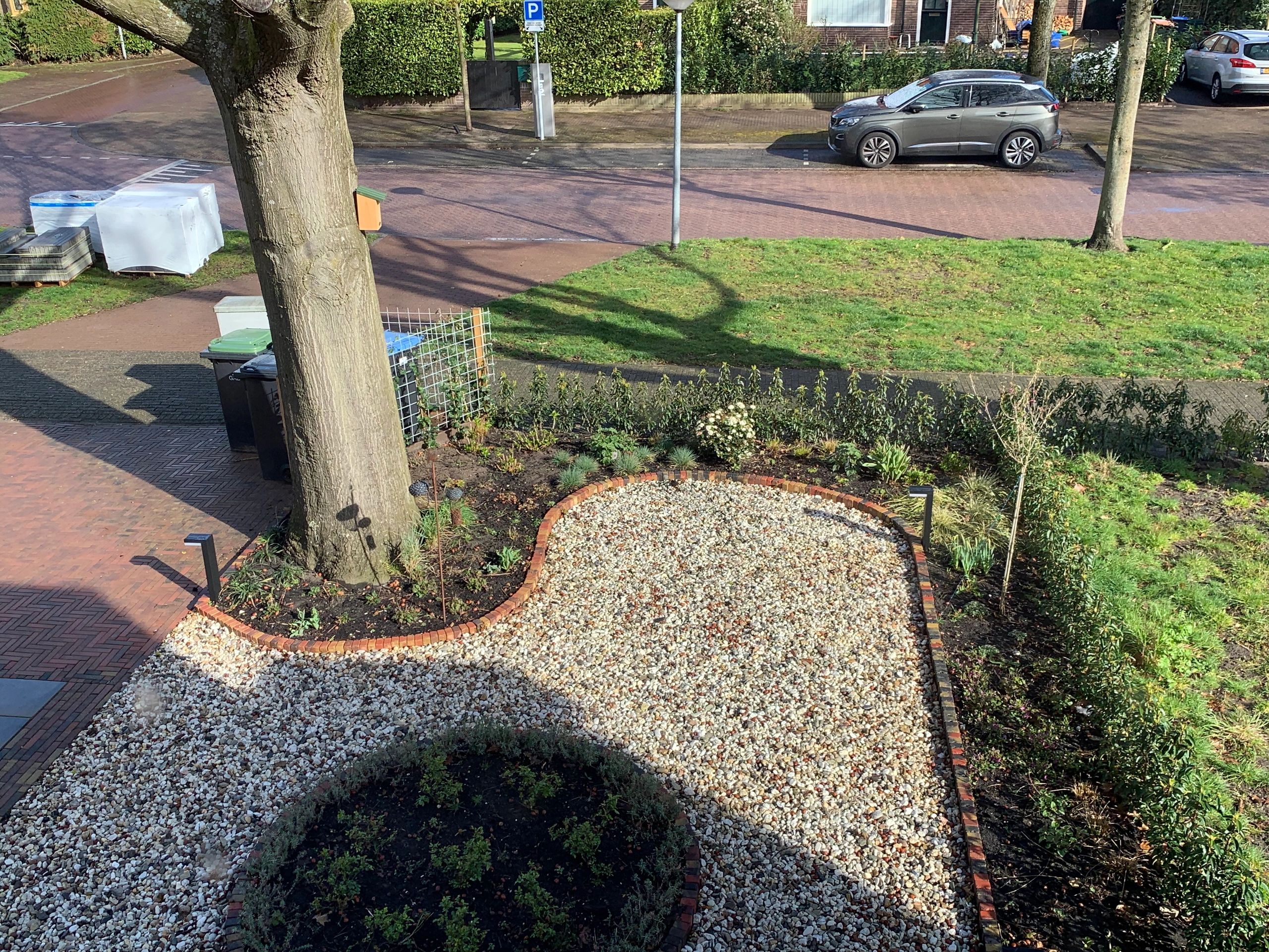 Solar LED staande lamp Oslo met bewegingssensor