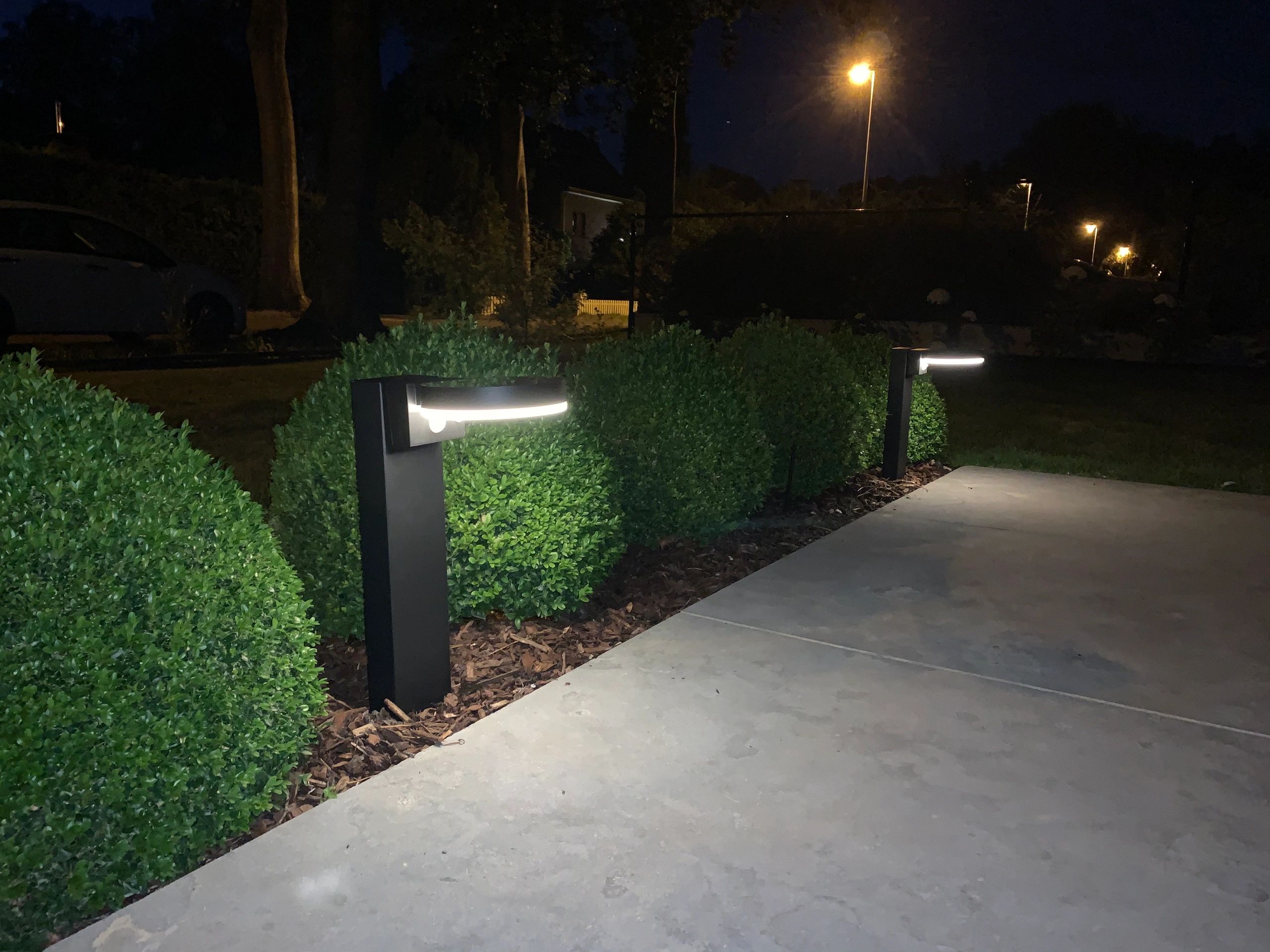 Solar LED staande lamp Asker met bewegingssensor