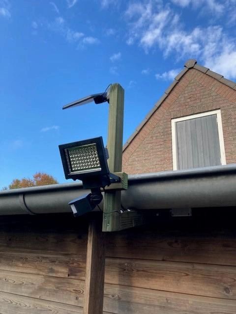 Solar beveiligingslamp Secur II met bewegingsmelder los paneel