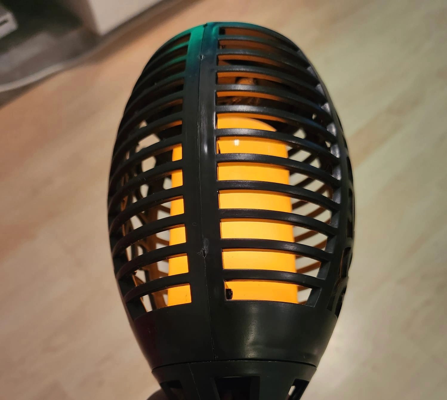 Solarlamp Fakkel Small voordeelset van 2 stuks zwart met vlameffect