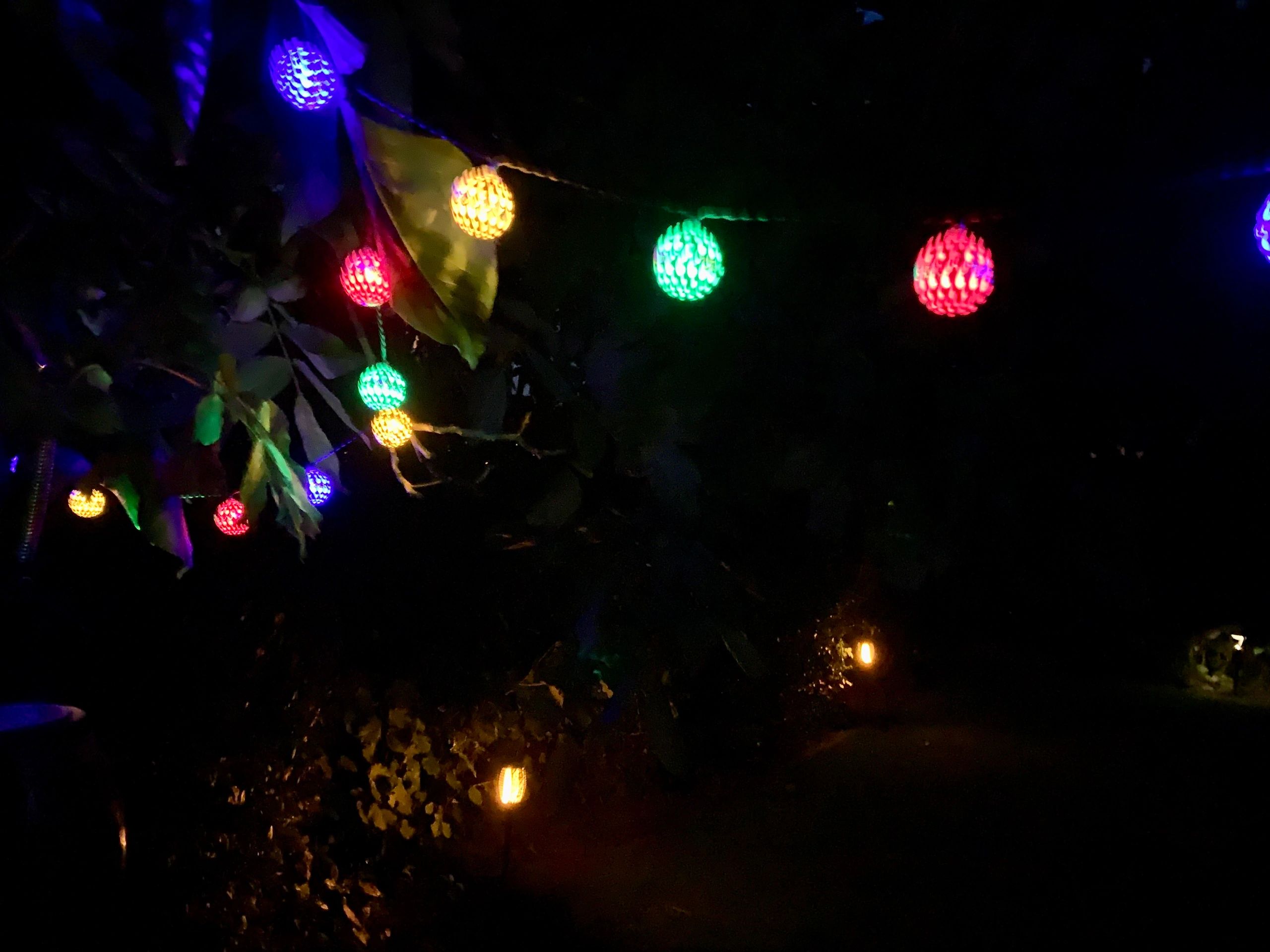 Solar lichtslinger Marrakech met 20 multicolor led lampen