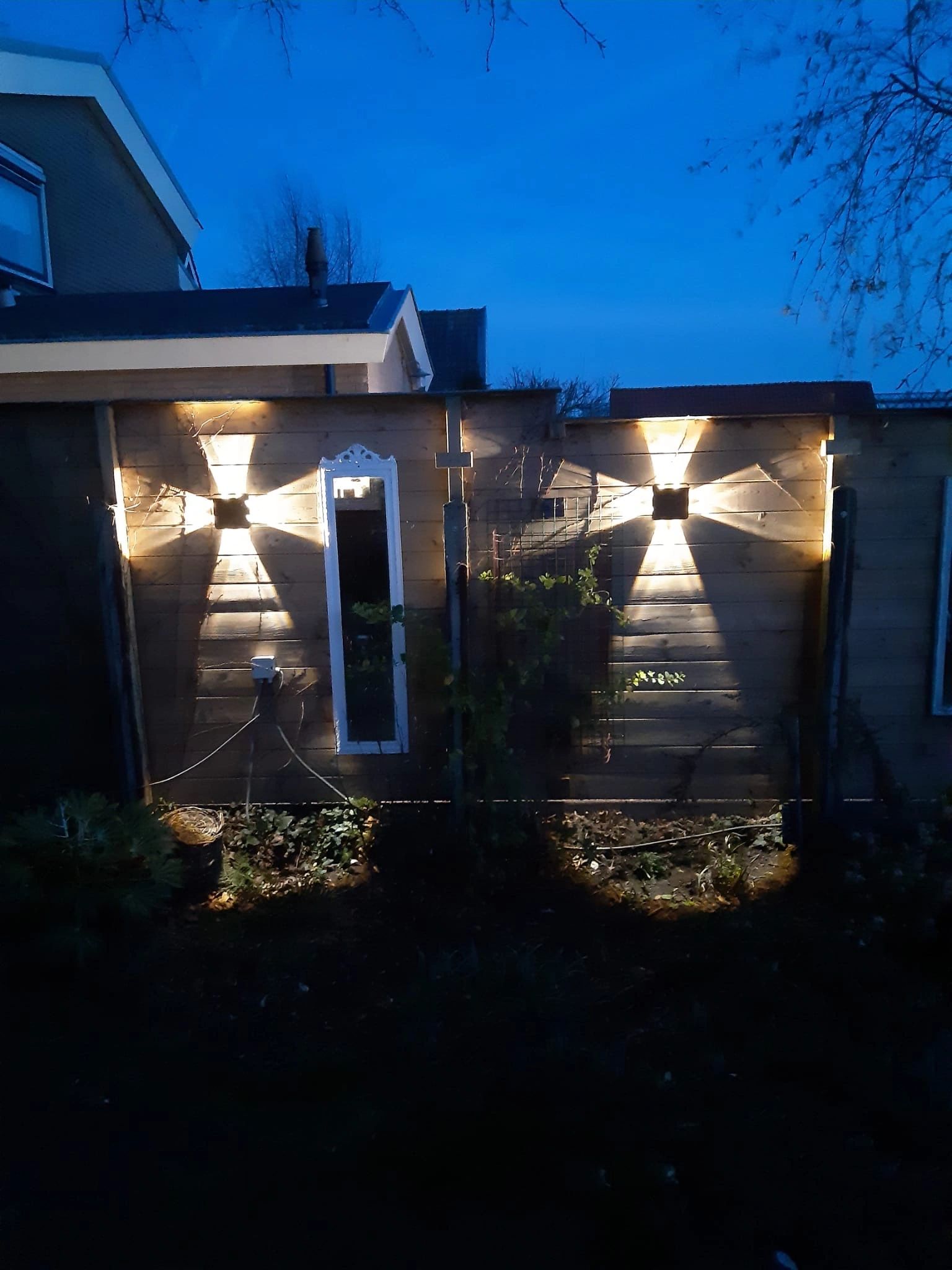 Solar wandlamp Newton warm wit licht