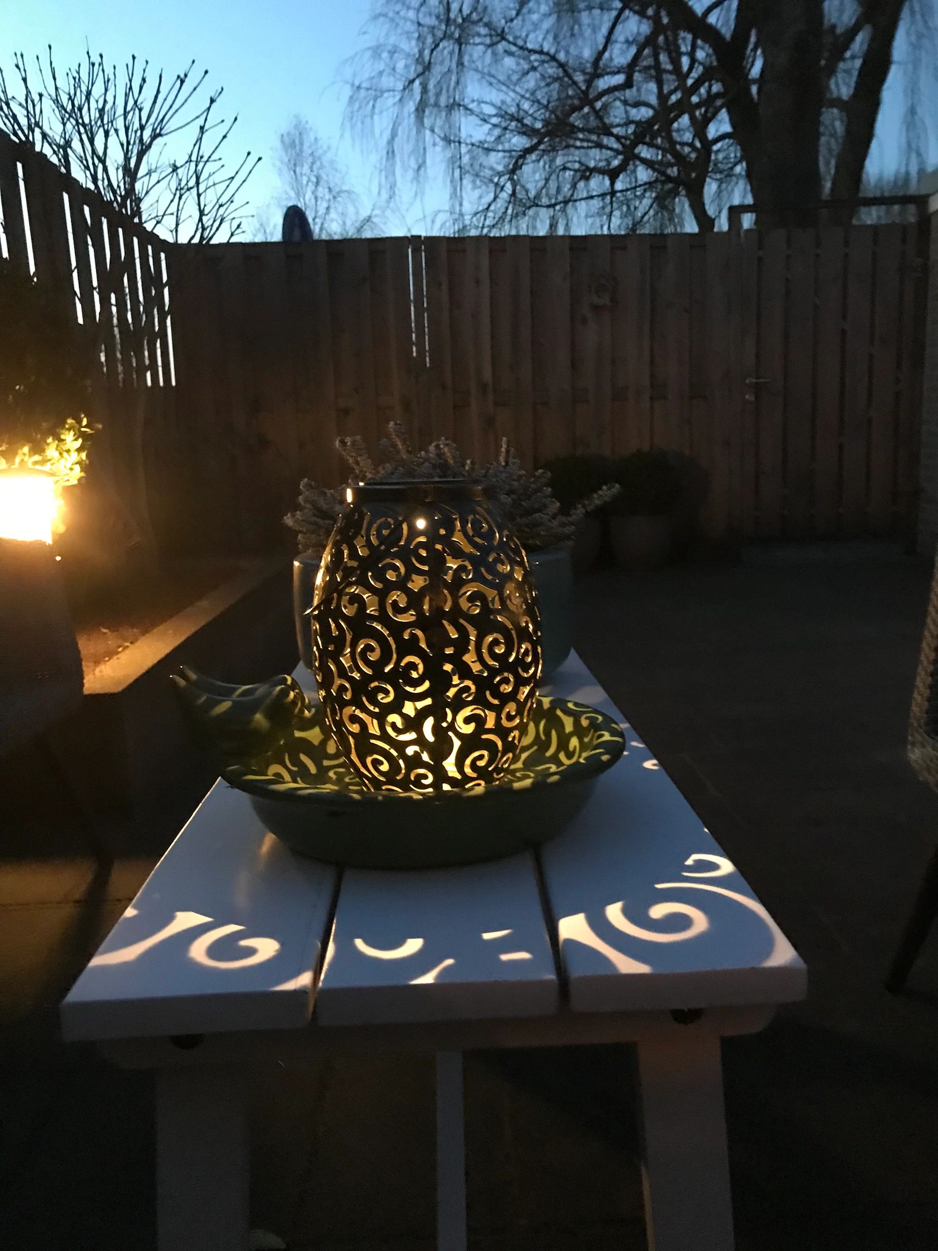 Voordeelset Solar LED tafellamp Agadir 3 stuks op zonne-energie met mooi lichteffect