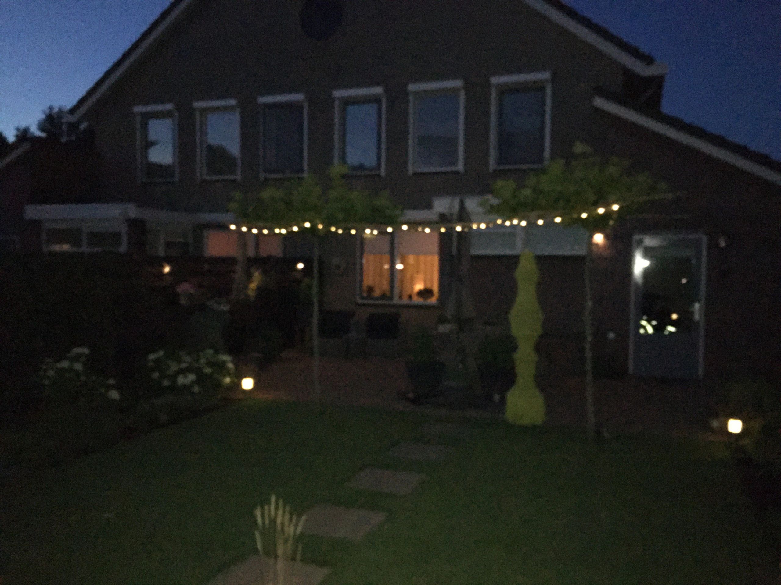 Solar lichtsnoer Manilla met 60 warm witte leds - 4,5 meter