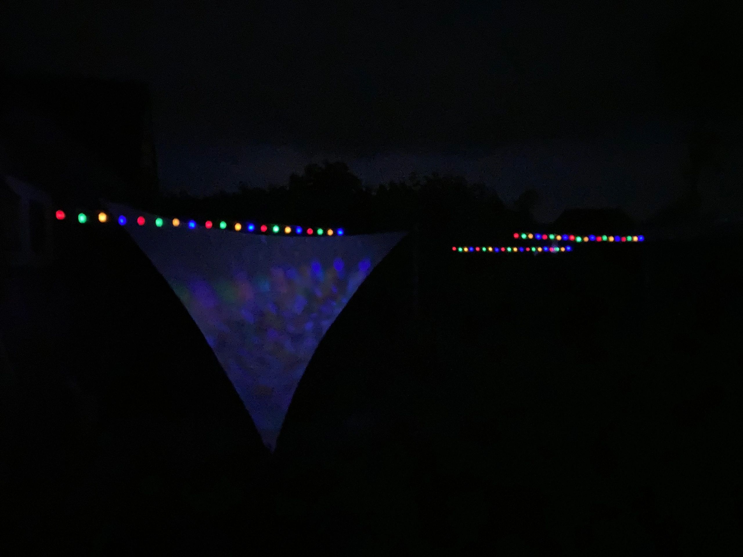 Solar lichtslinger Marrakech met 20 multicolor led lampen