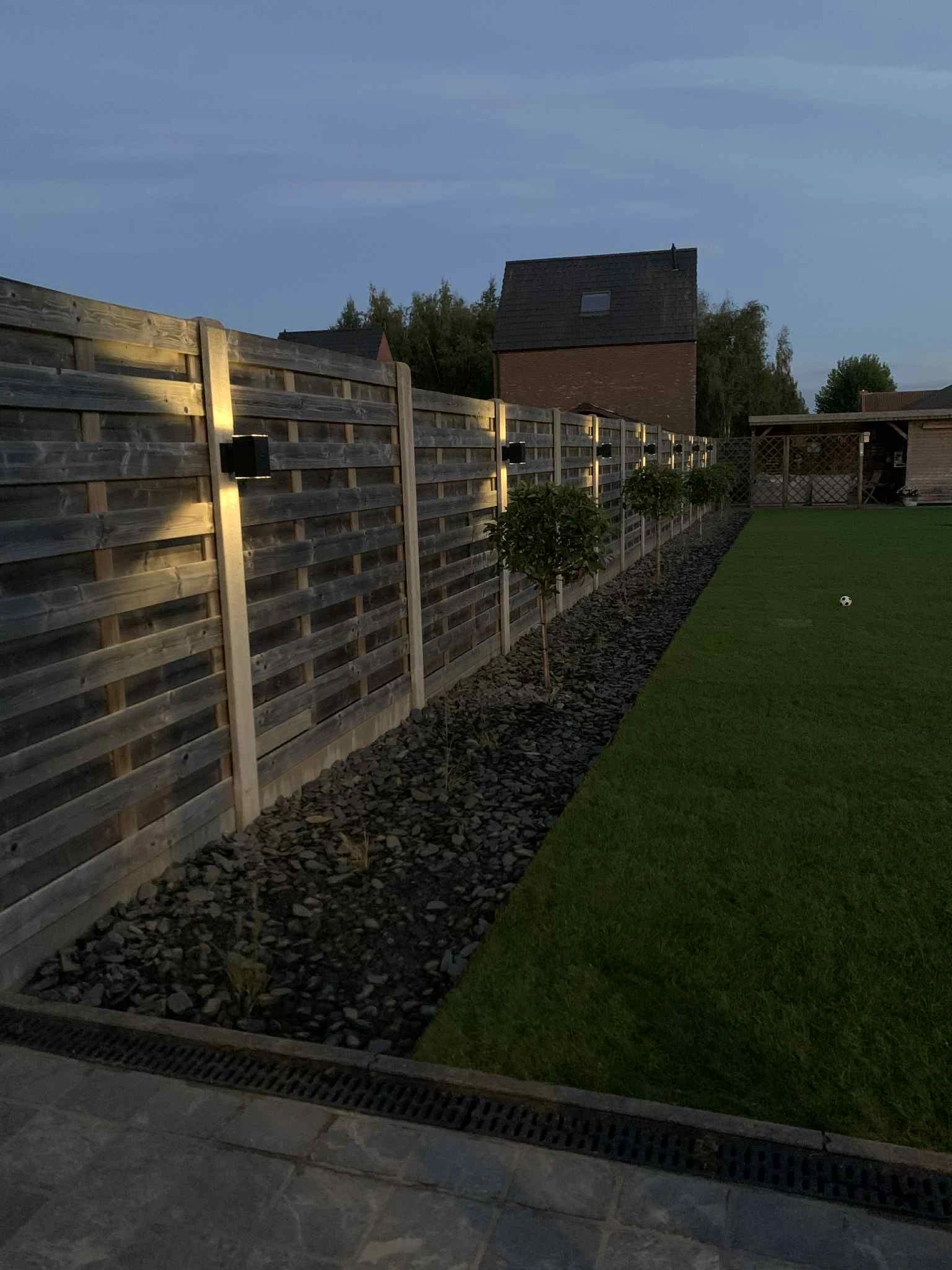 Solar LED wandlamp up downlight Sverre recht