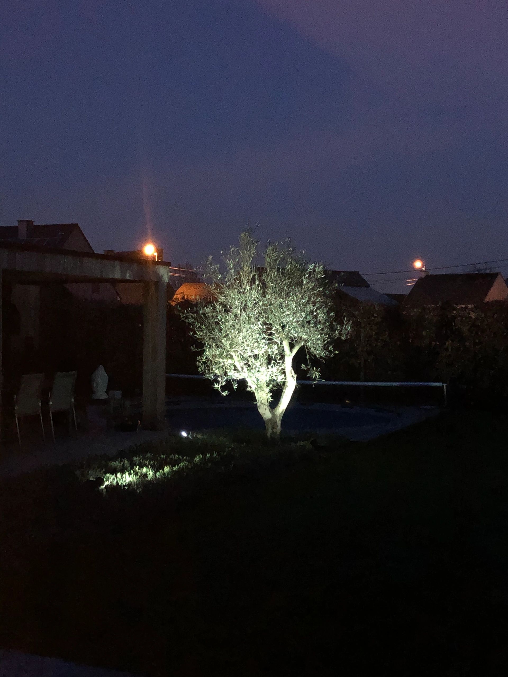 Solar spot Highlight voor wandmontage of grondspies - buitenlamp op zonne energie