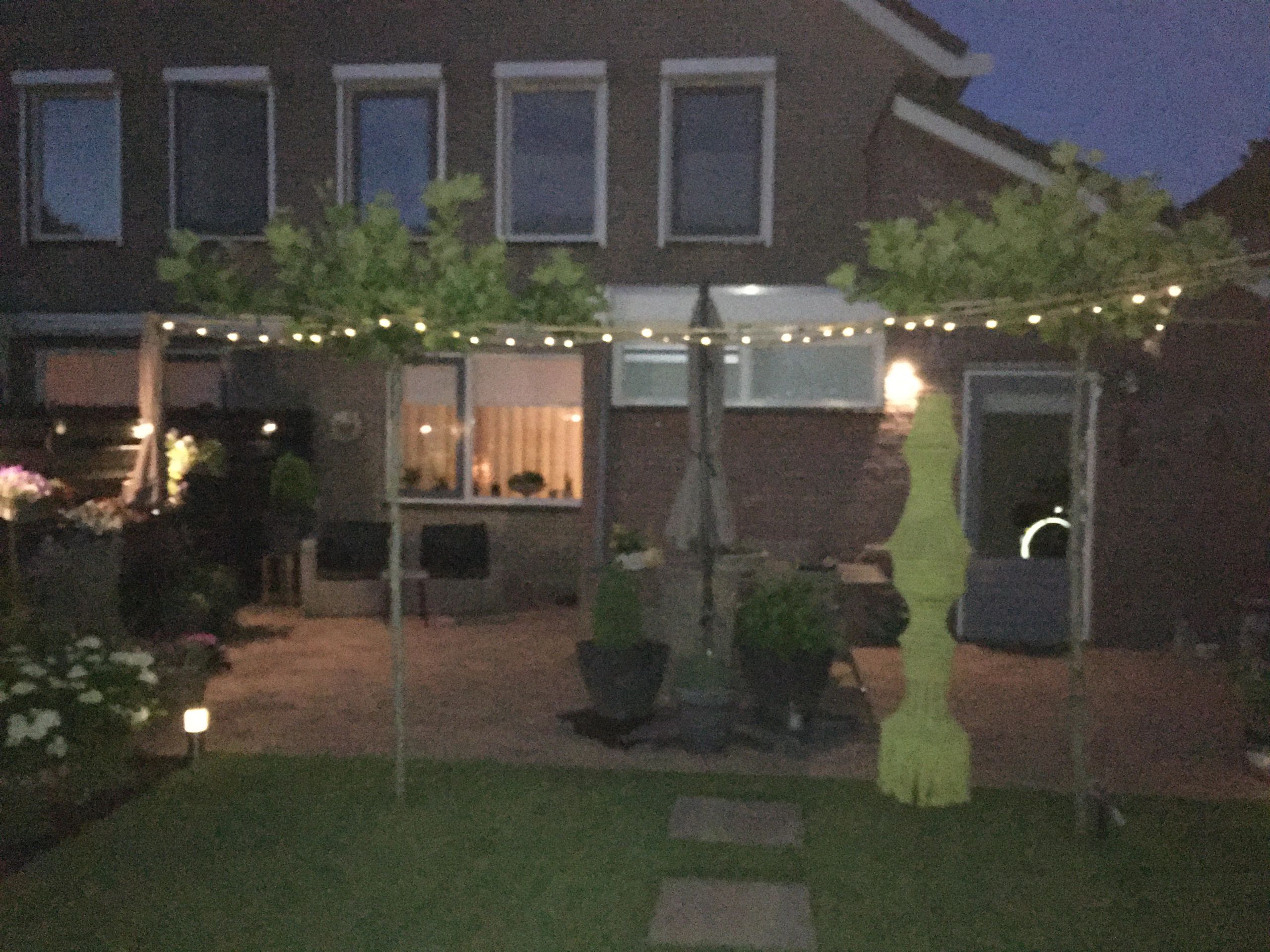 Solar lichtsnoer Manilla met 60 warm witte leds - 4,5 meter