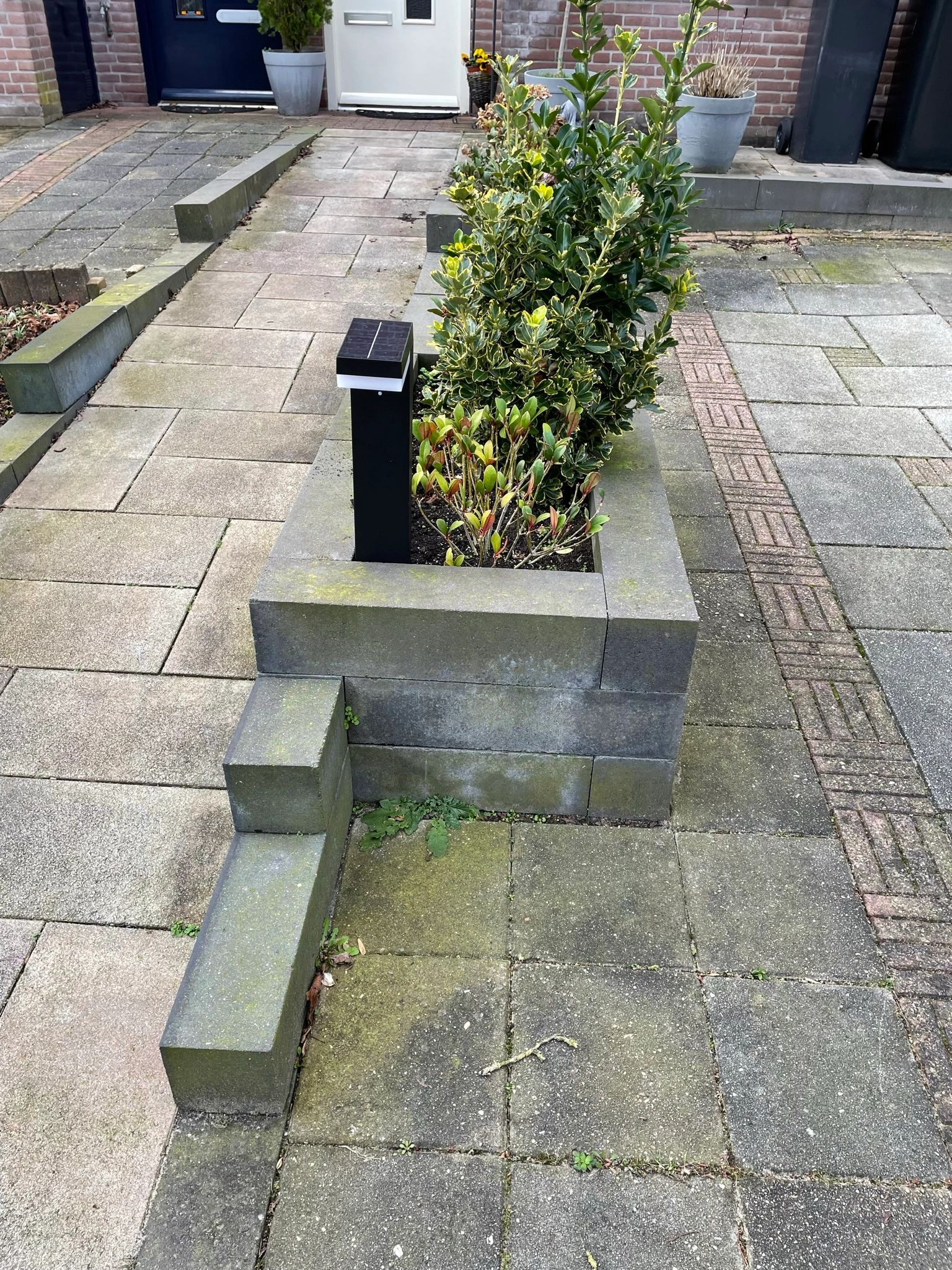 Solar LED staande lamp Oslo met bewegingssensor