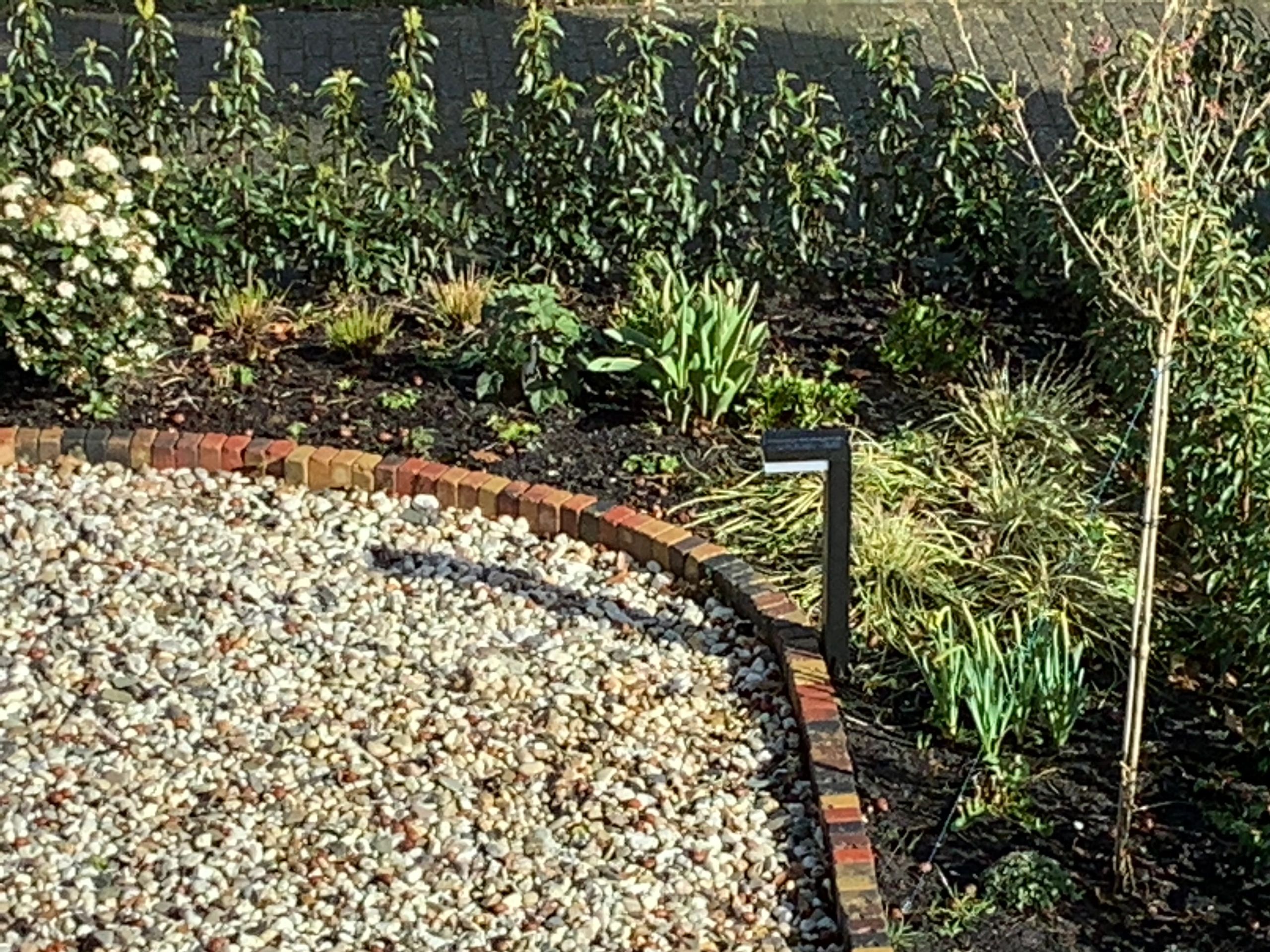 Solar LED staande lamp Oslo met bewegingssensor