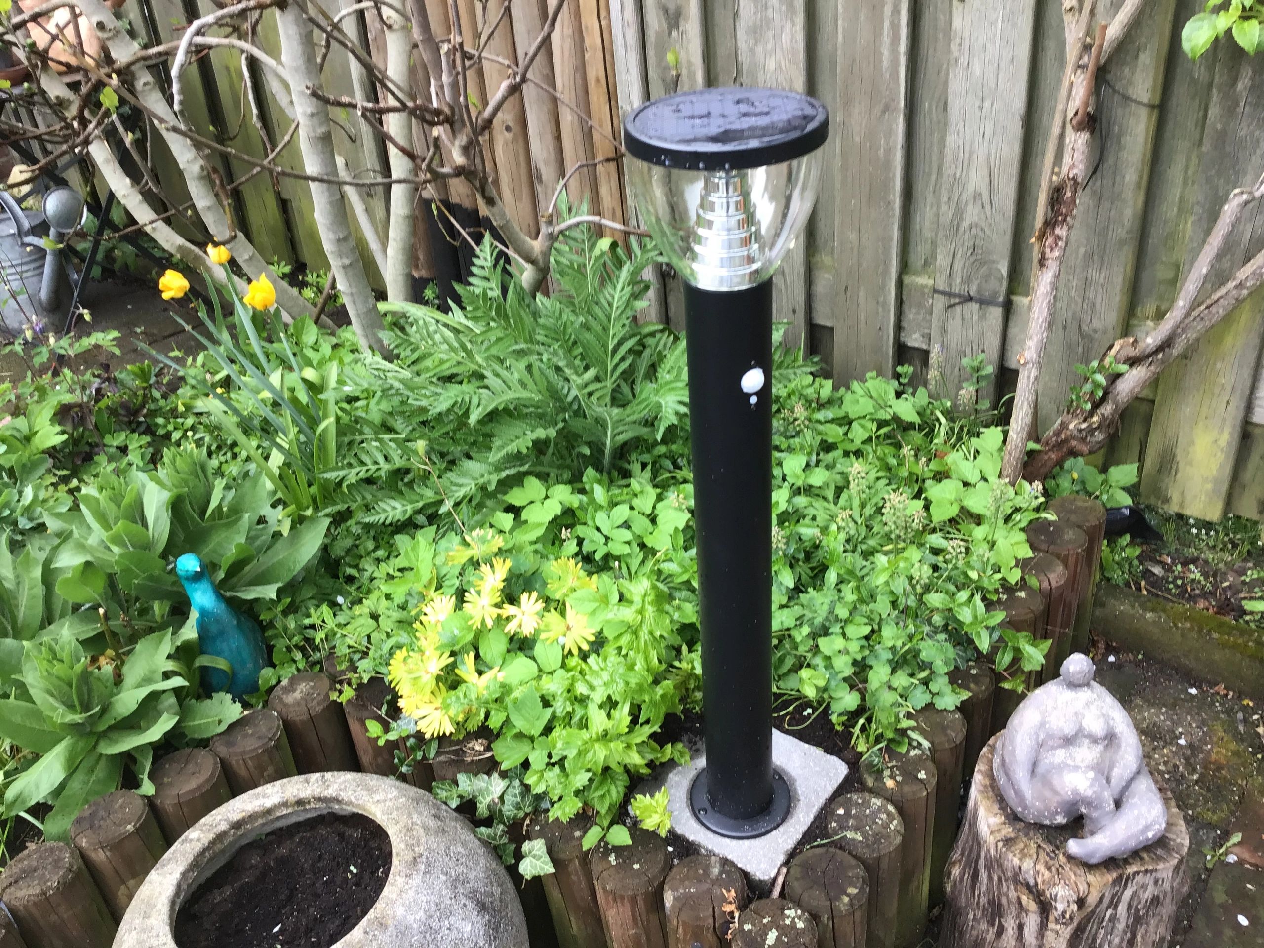 Solar staande lamp Spiez met bewegingssensor
