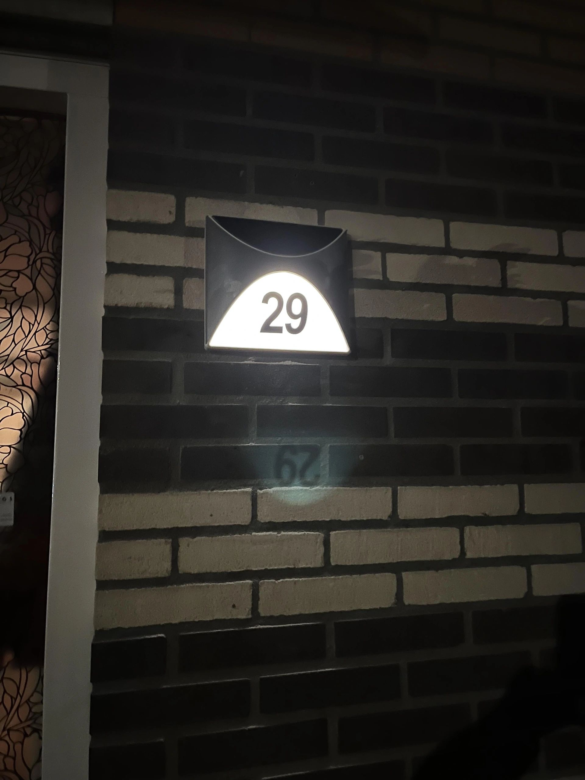 Solar Huisnummer Tau op zonne energie inclusief nummers