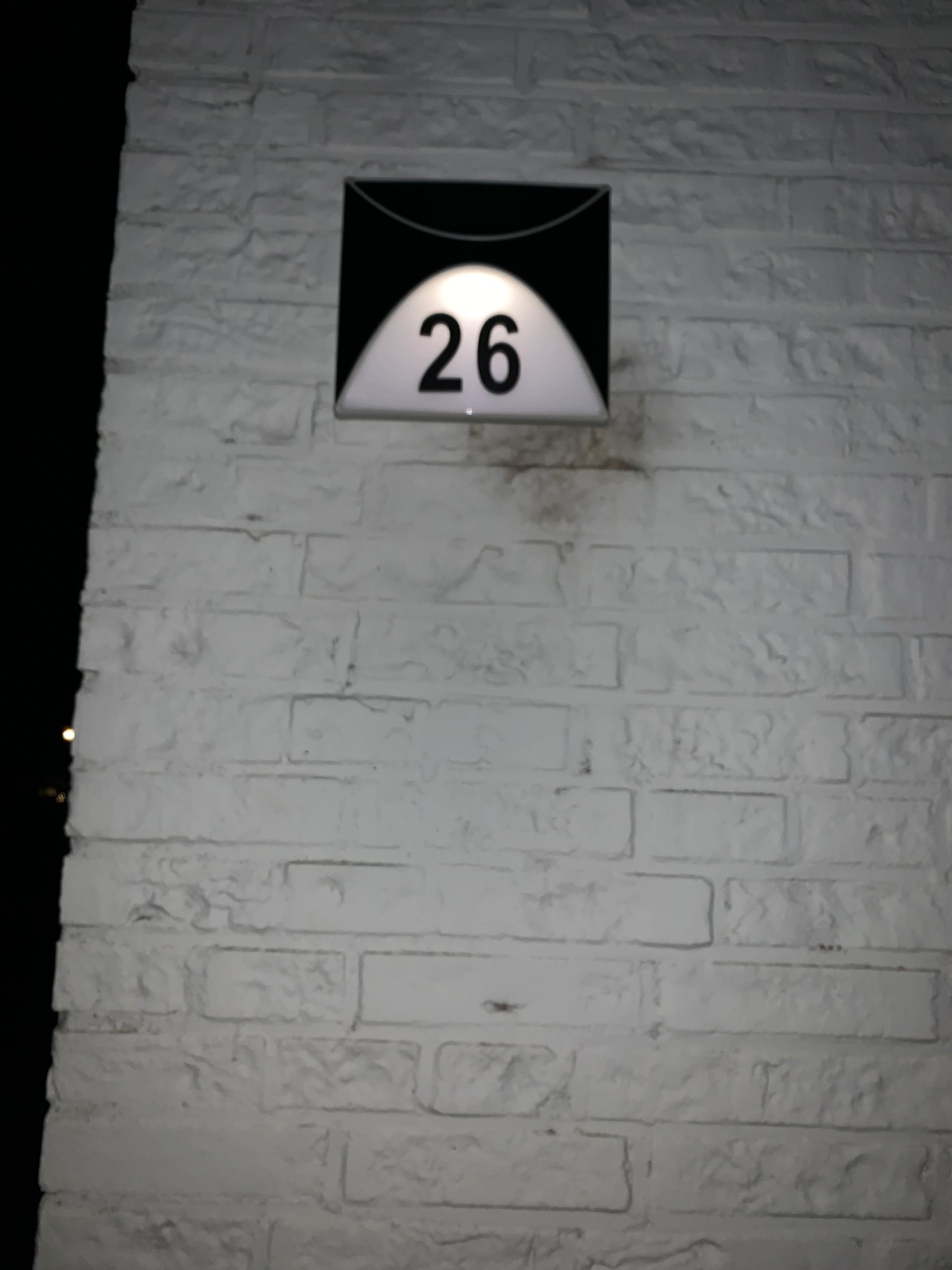 Solar Huisnummer Tau op zonne energie inclusief nummers