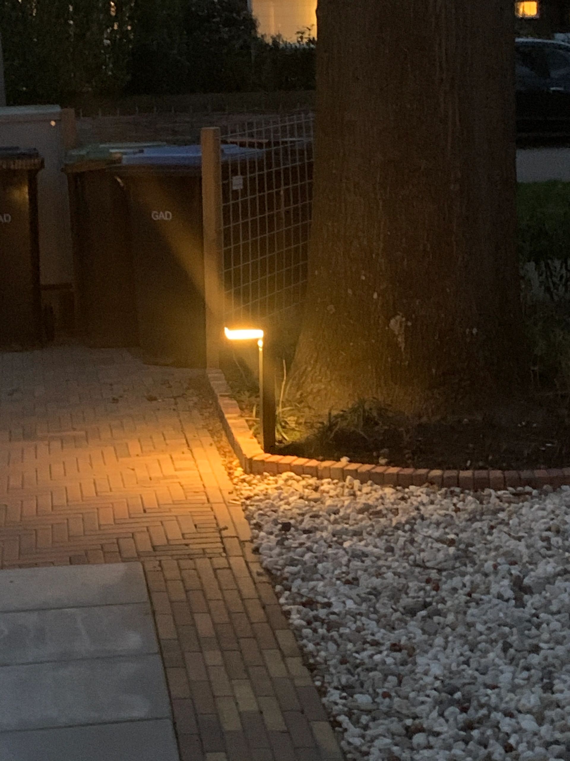Solar LED staande lamp Oslo met bewegingssensor