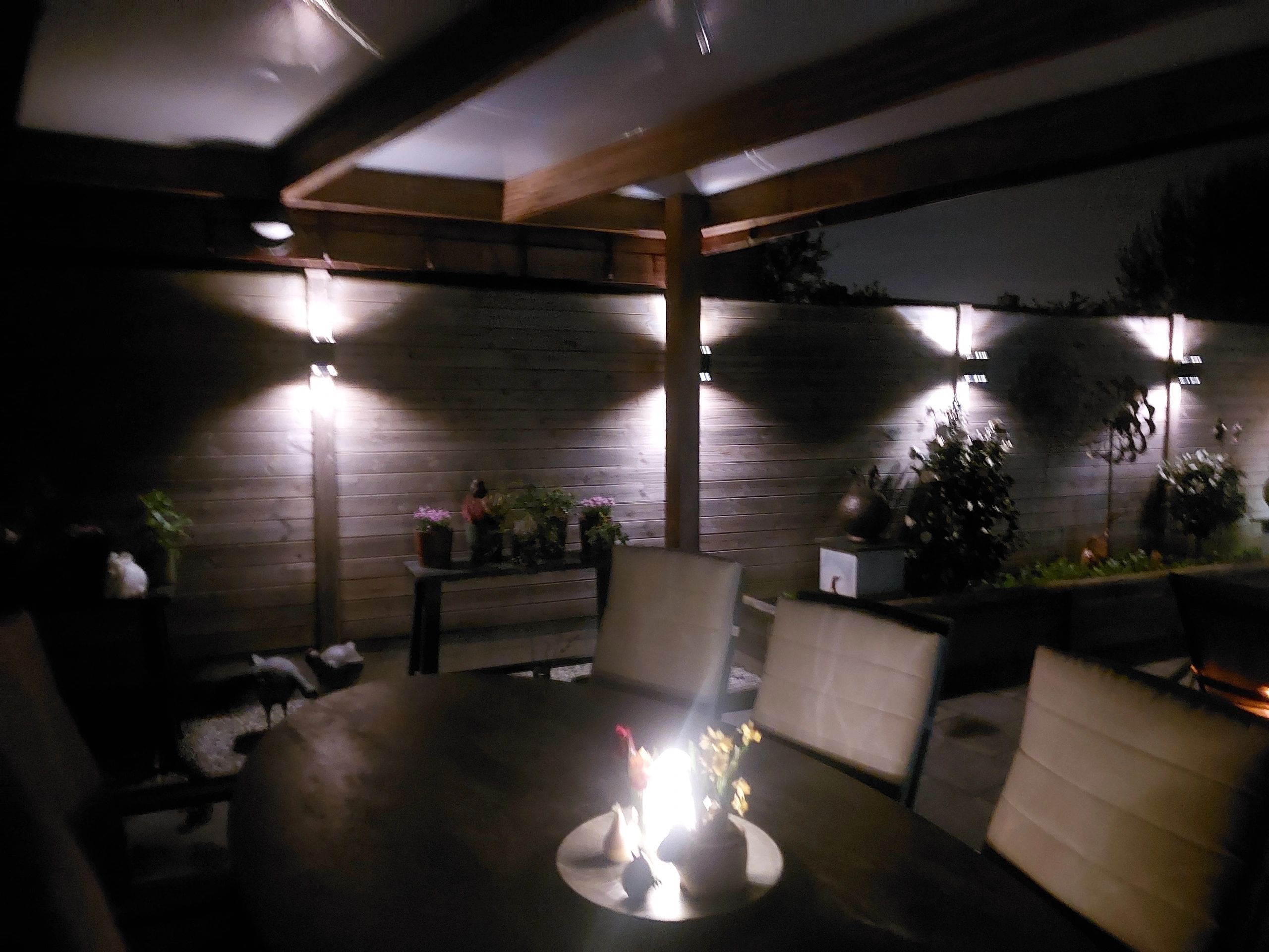 Solar LED wandlamp up downlight Sverre recht