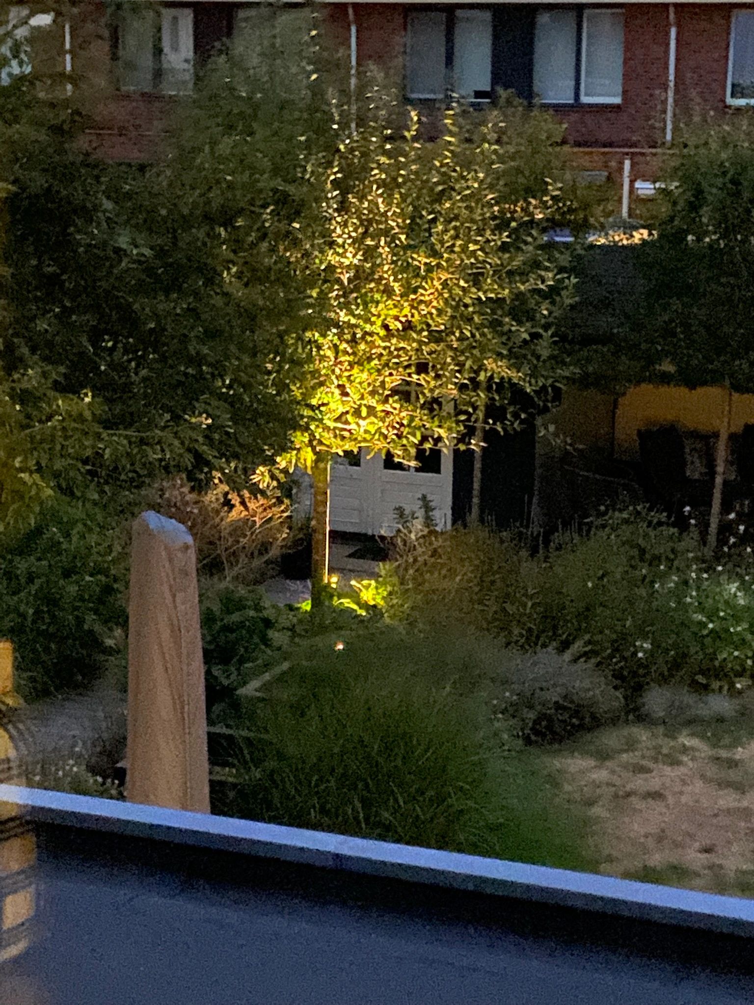 Solar spot Accent voordeelset met grondspies RVS warm wit