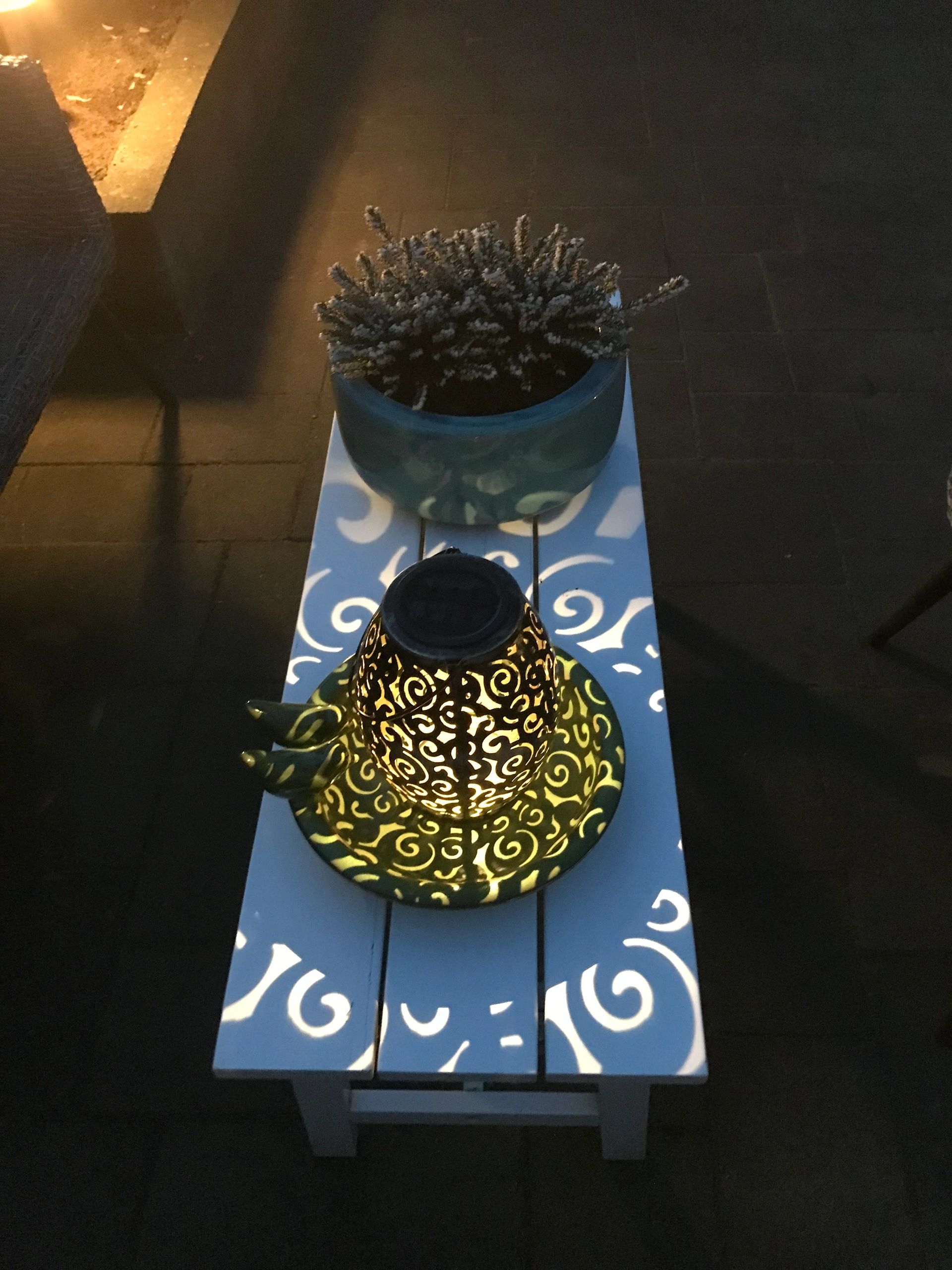 Voordeelset Solar LED tafellamp Agadir 3 stuks op zonne-energie met mooi lichteffect