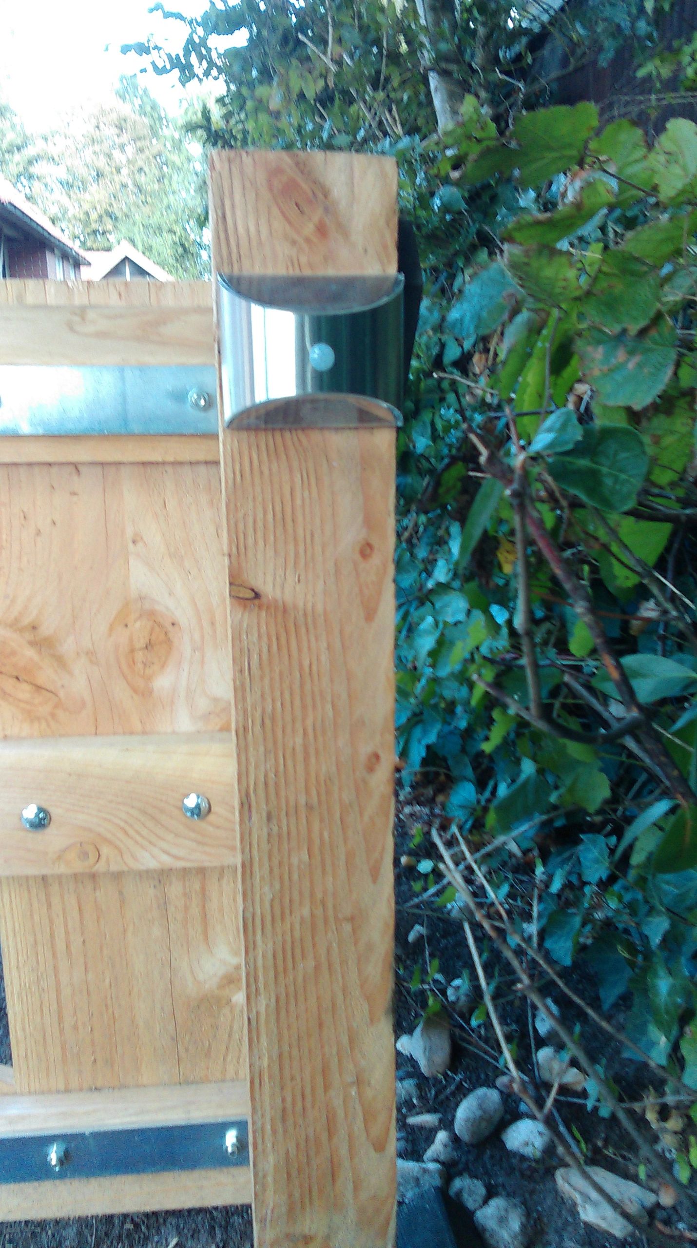 3X Solar wandlamp Flint RVS met bewegingsmelder op zonne energie koud wit