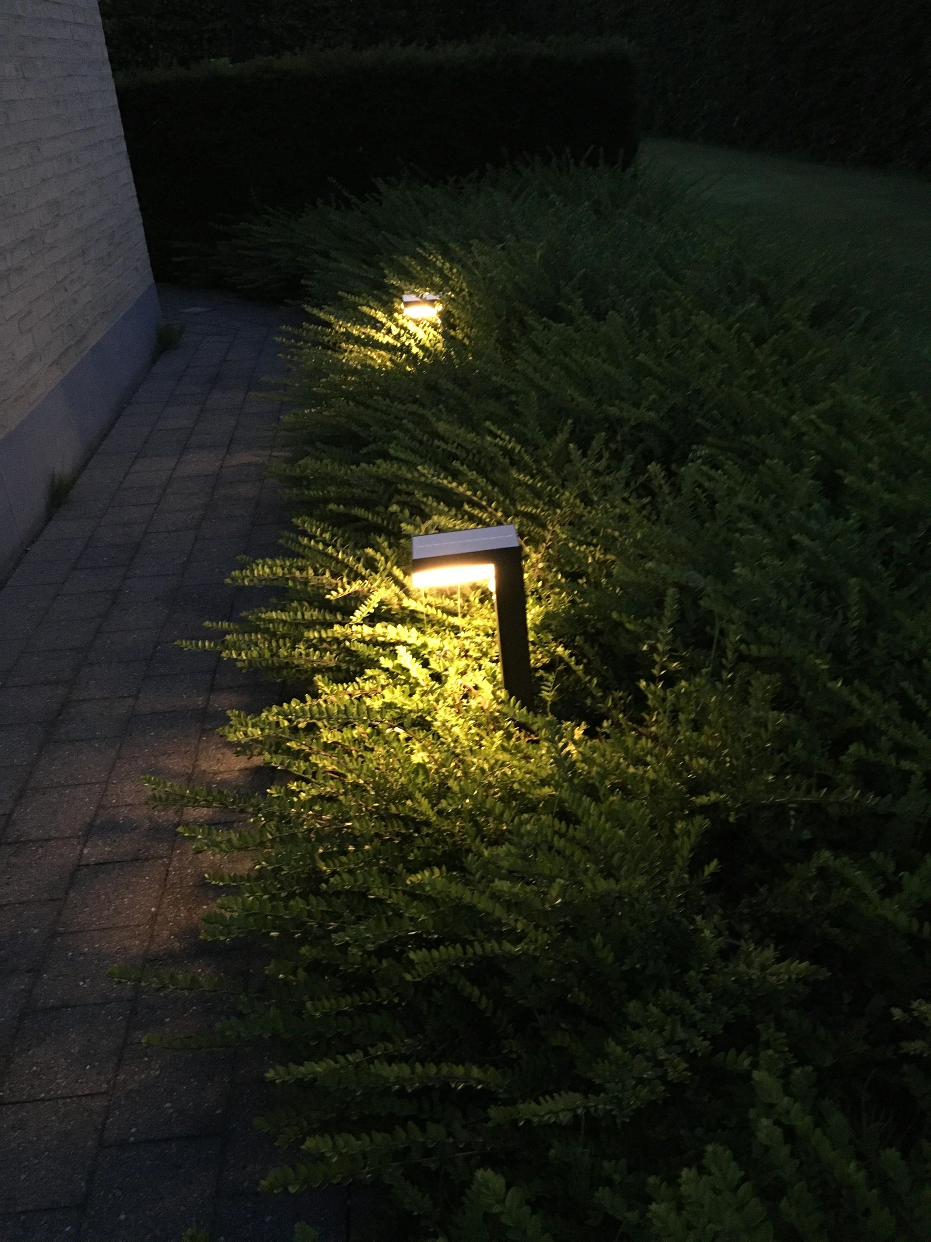 Solar LED staande lamp Oslo met bewegingssensor