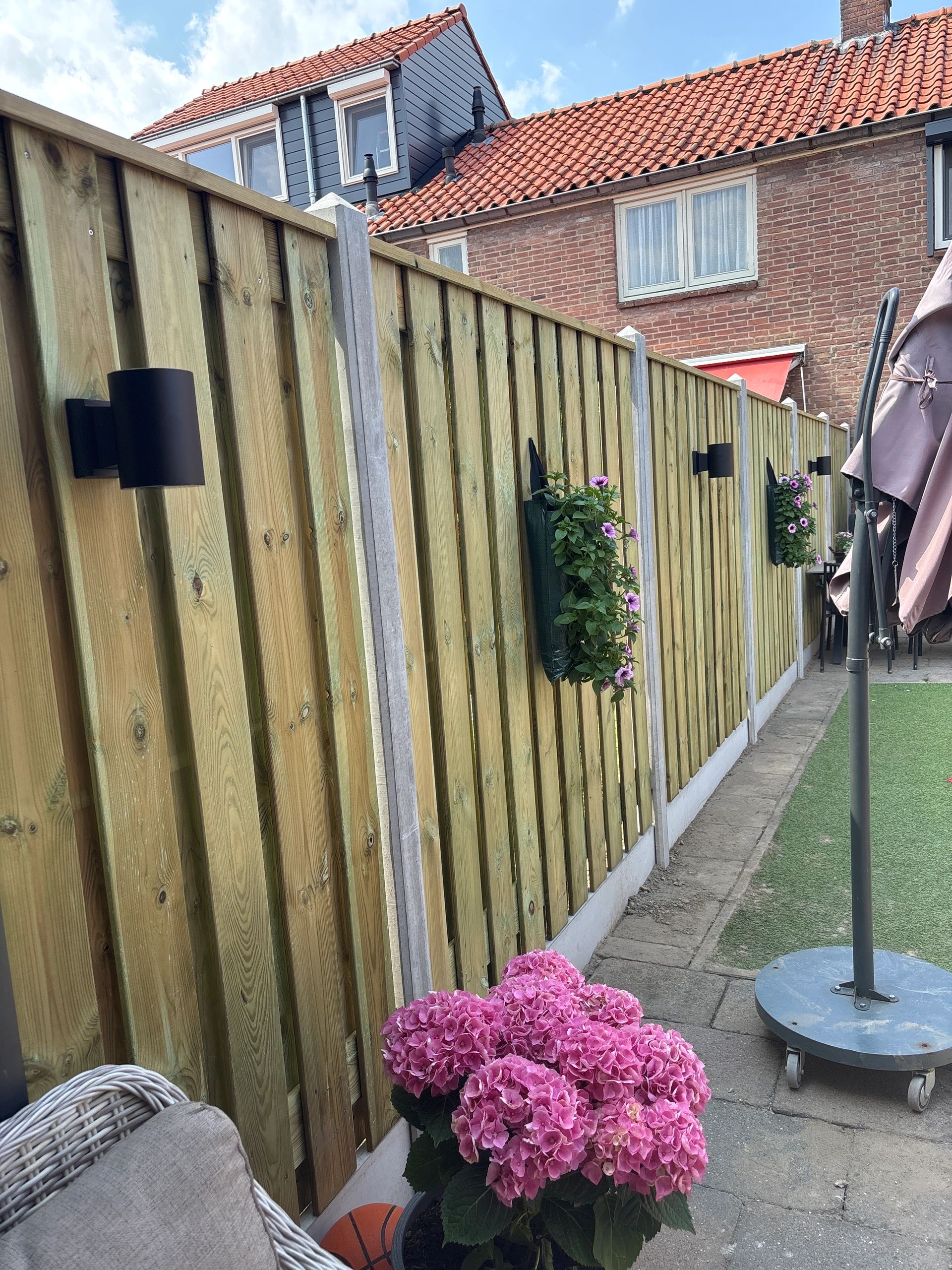 Solar LED wandlamp up downlight Sverre rond