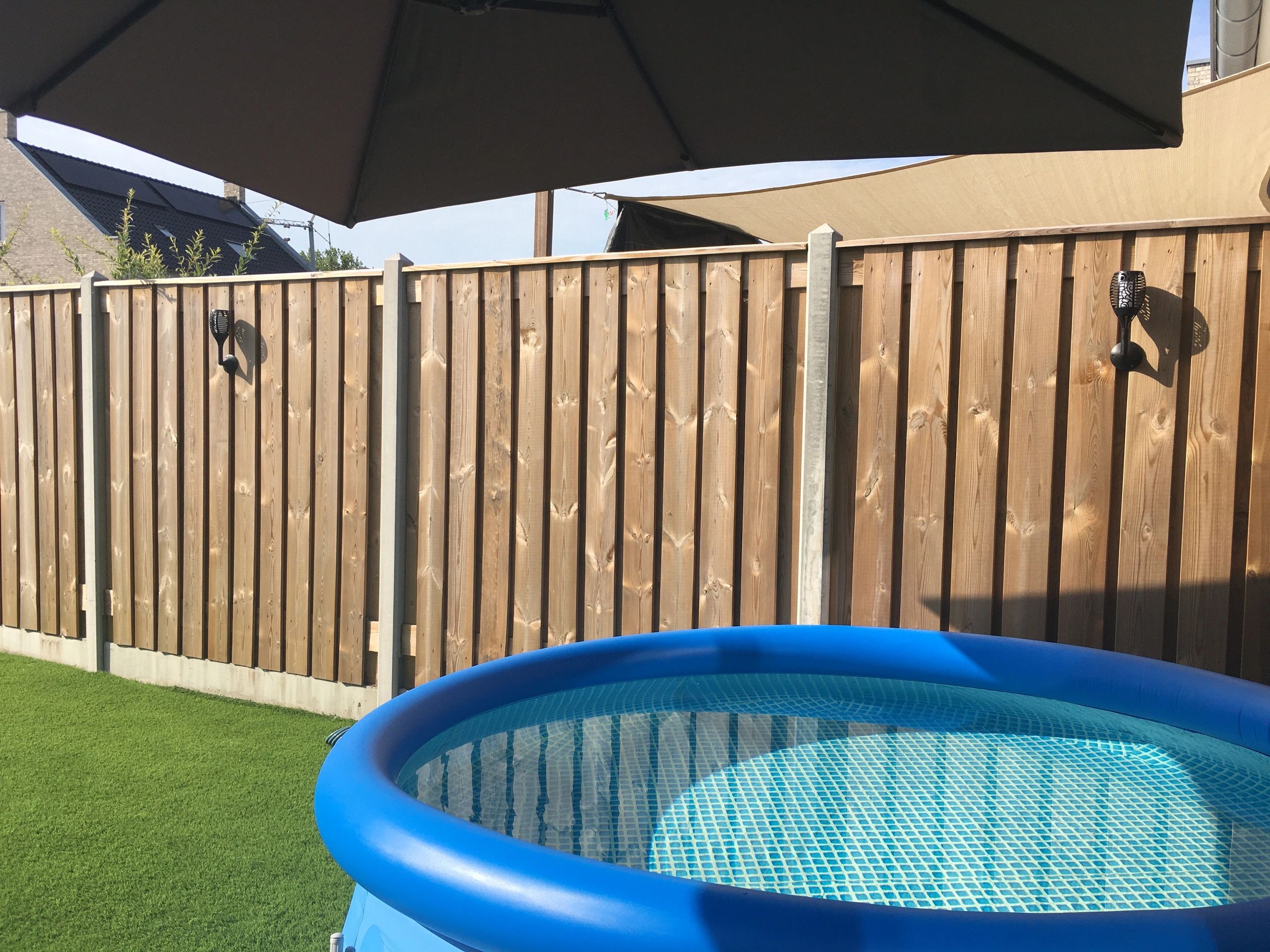 Solarlamp Fakkel Small voordeelset van 2 stuks zwart met vlameffect