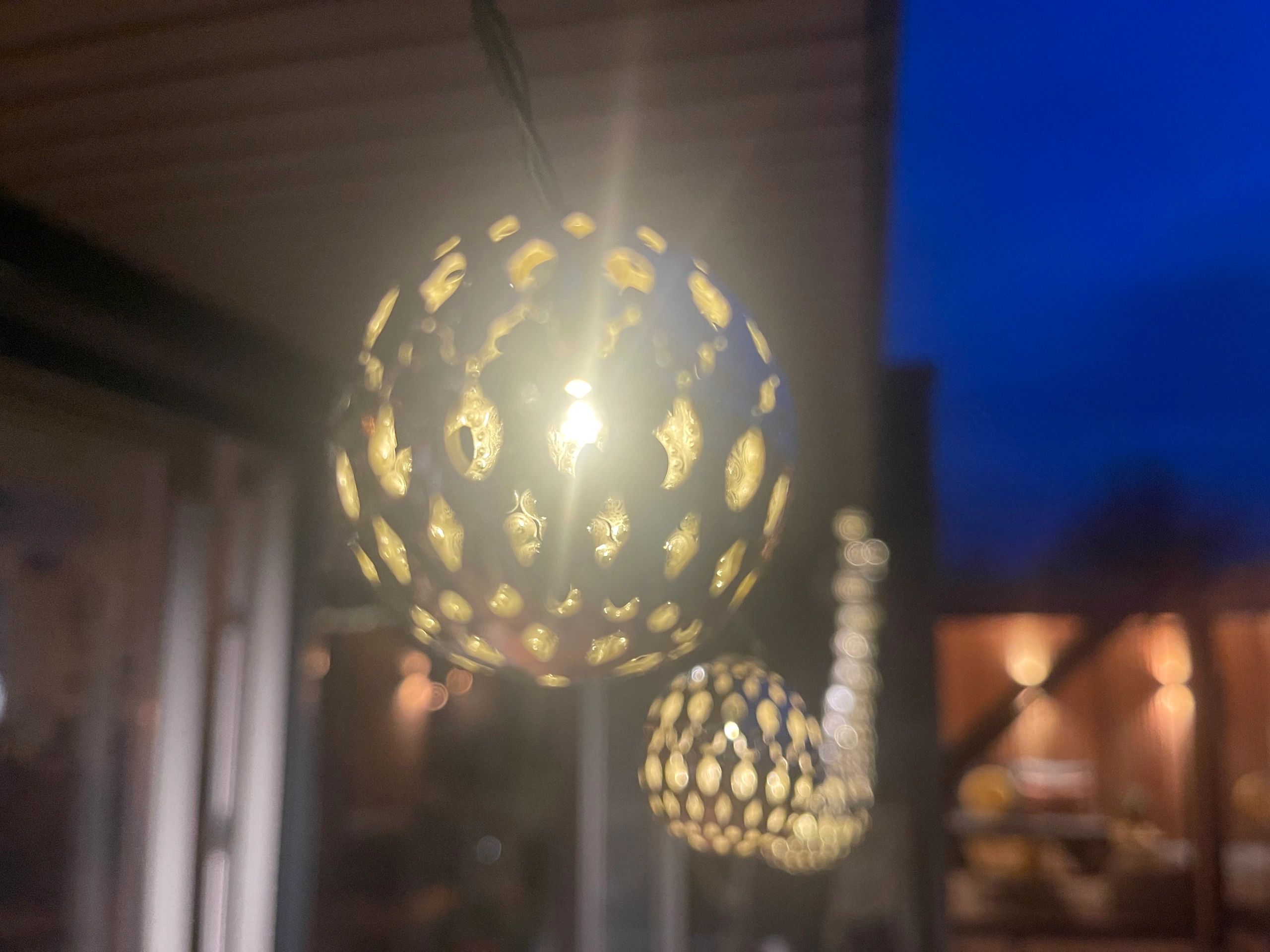 Solar lichtslinger Marrakech met 20 warm witte led lampen