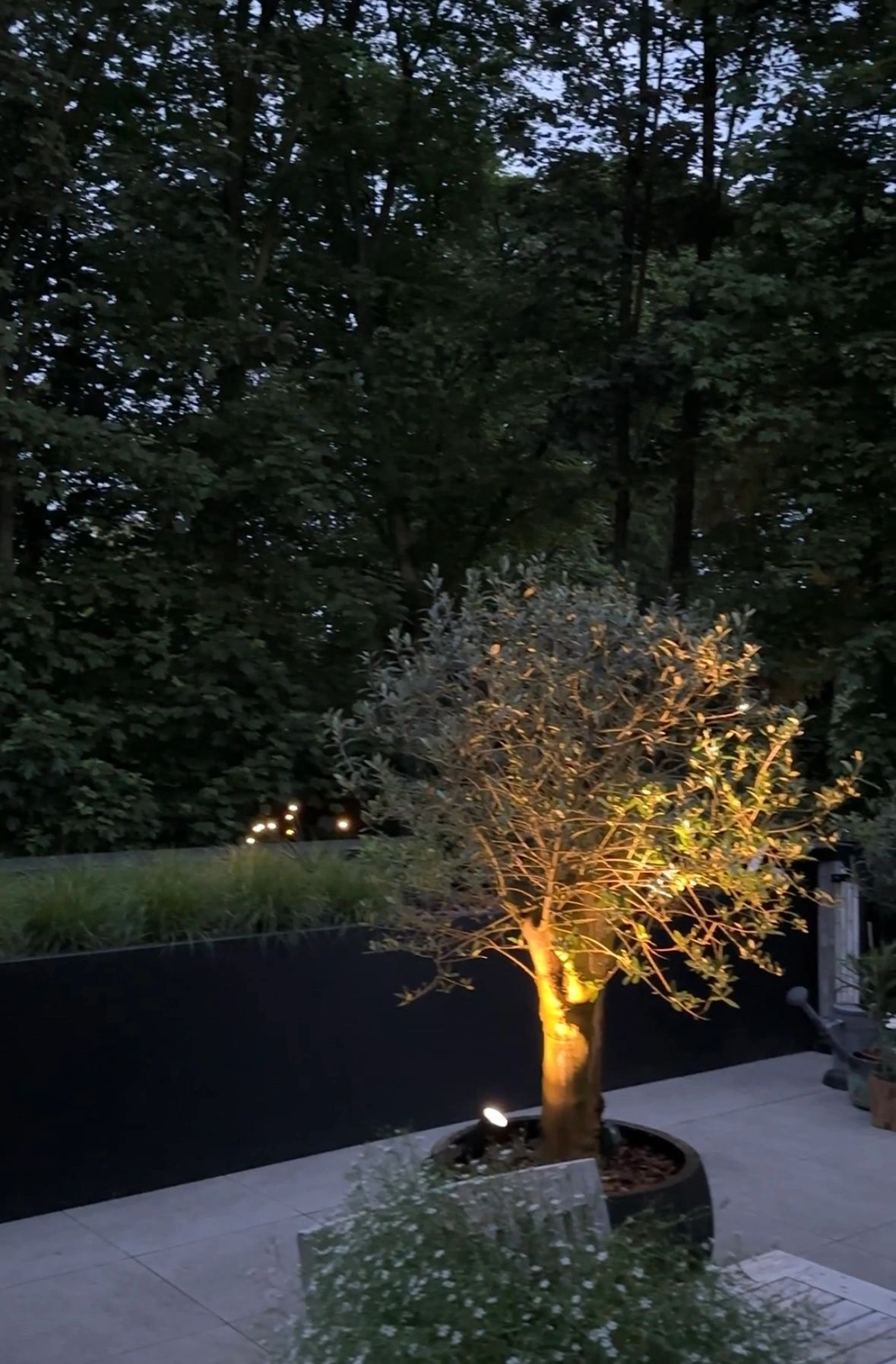 Solar spot Accent voordeelset met grondspies RVS warm wit