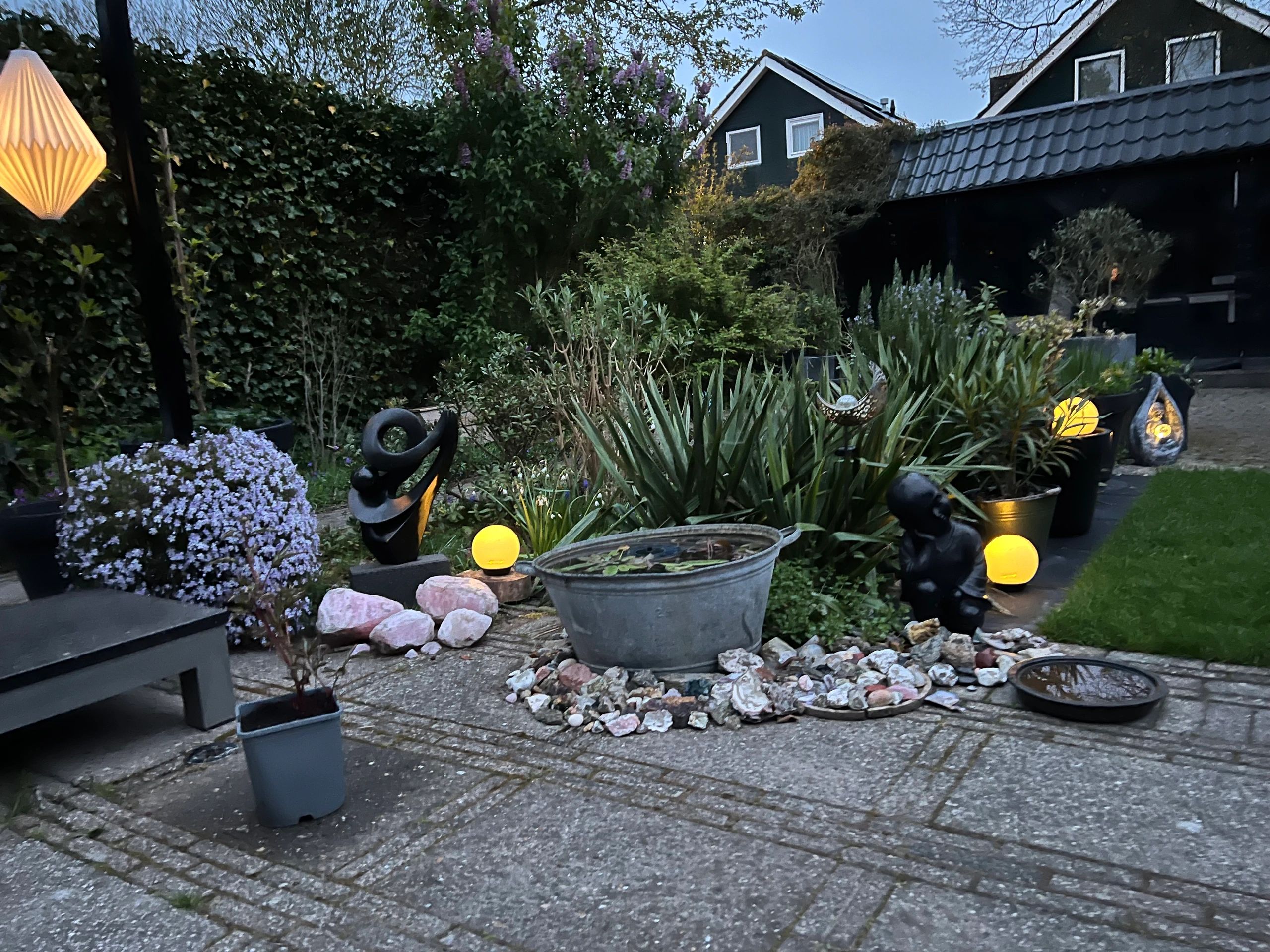 Solarlamp Float - Drijvende vijverlamp en priklamp in één - Warm wit licht