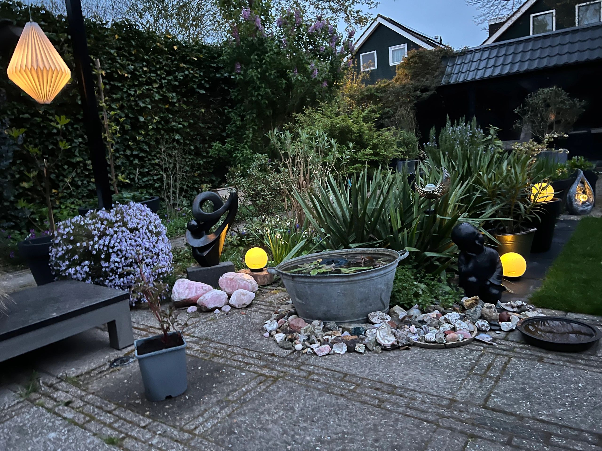 Solarlamp Float - Drijvende vijverlamp en priklamp in één - Warm wit licht