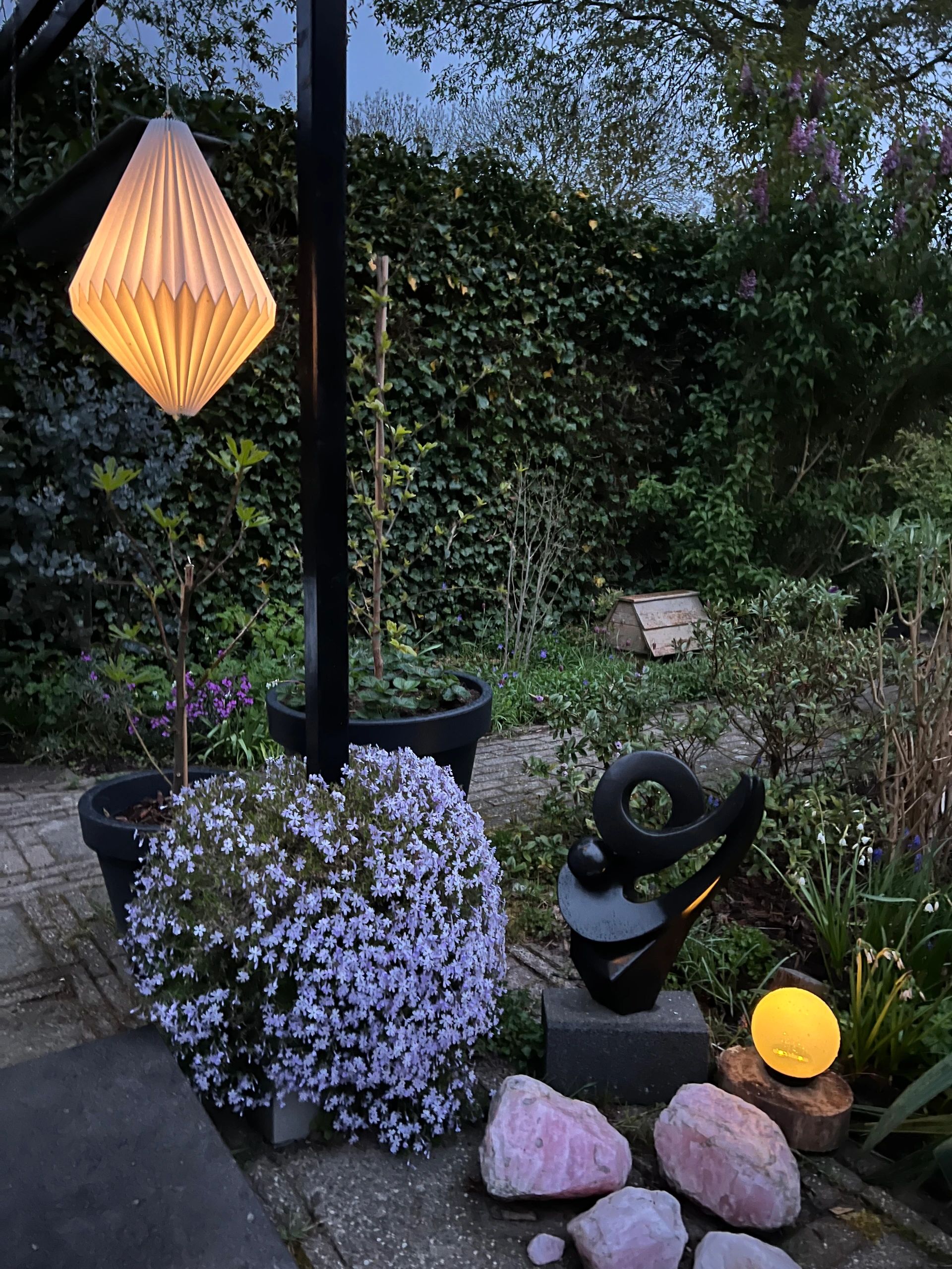 Solarlamp Float - Drijvende vijverlamp en priklamp in één - Warm wit licht