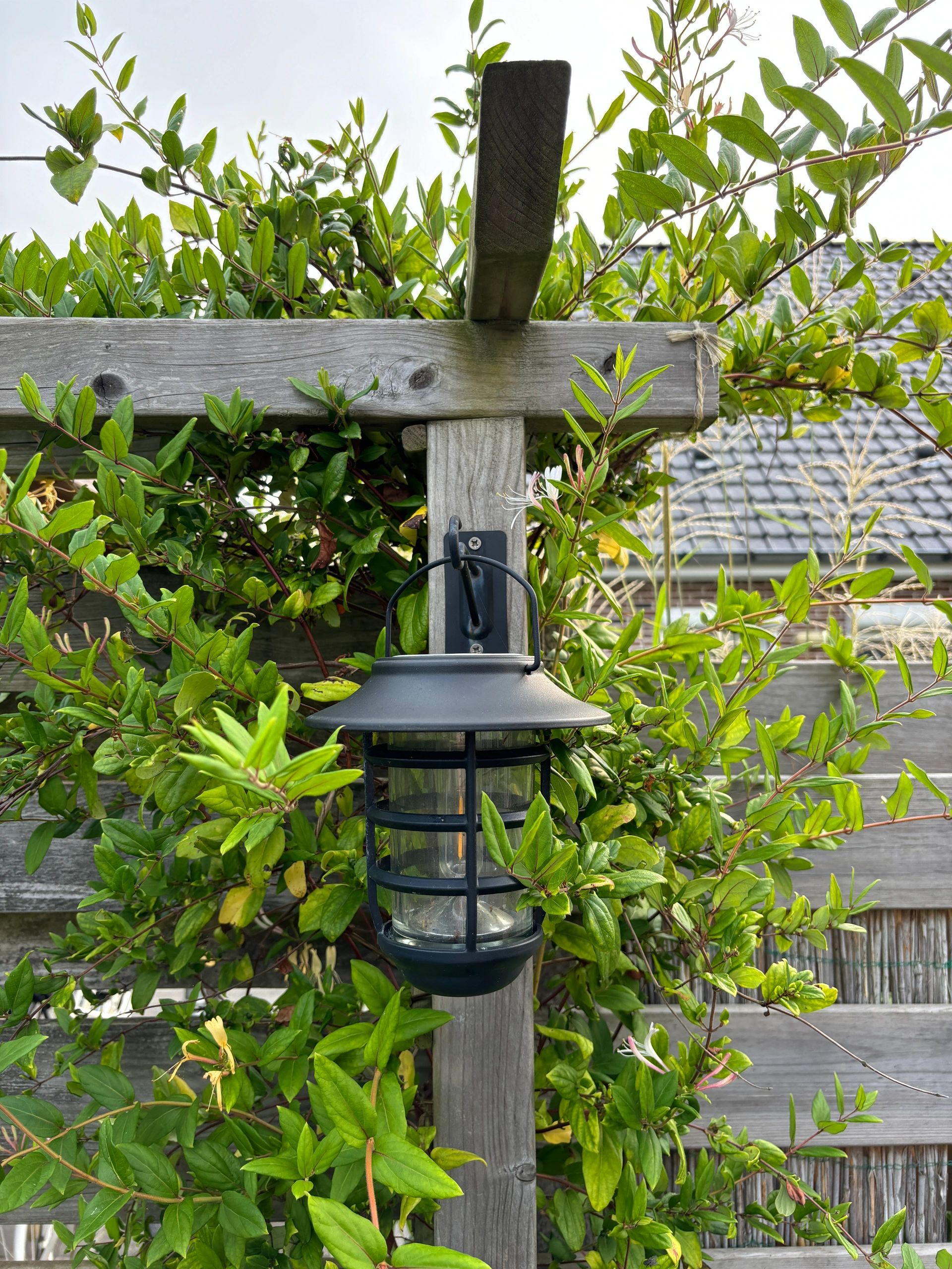2 stuks Zwarte solarlamp Sting - hanglamp, priklamp en tafellamp-in 1