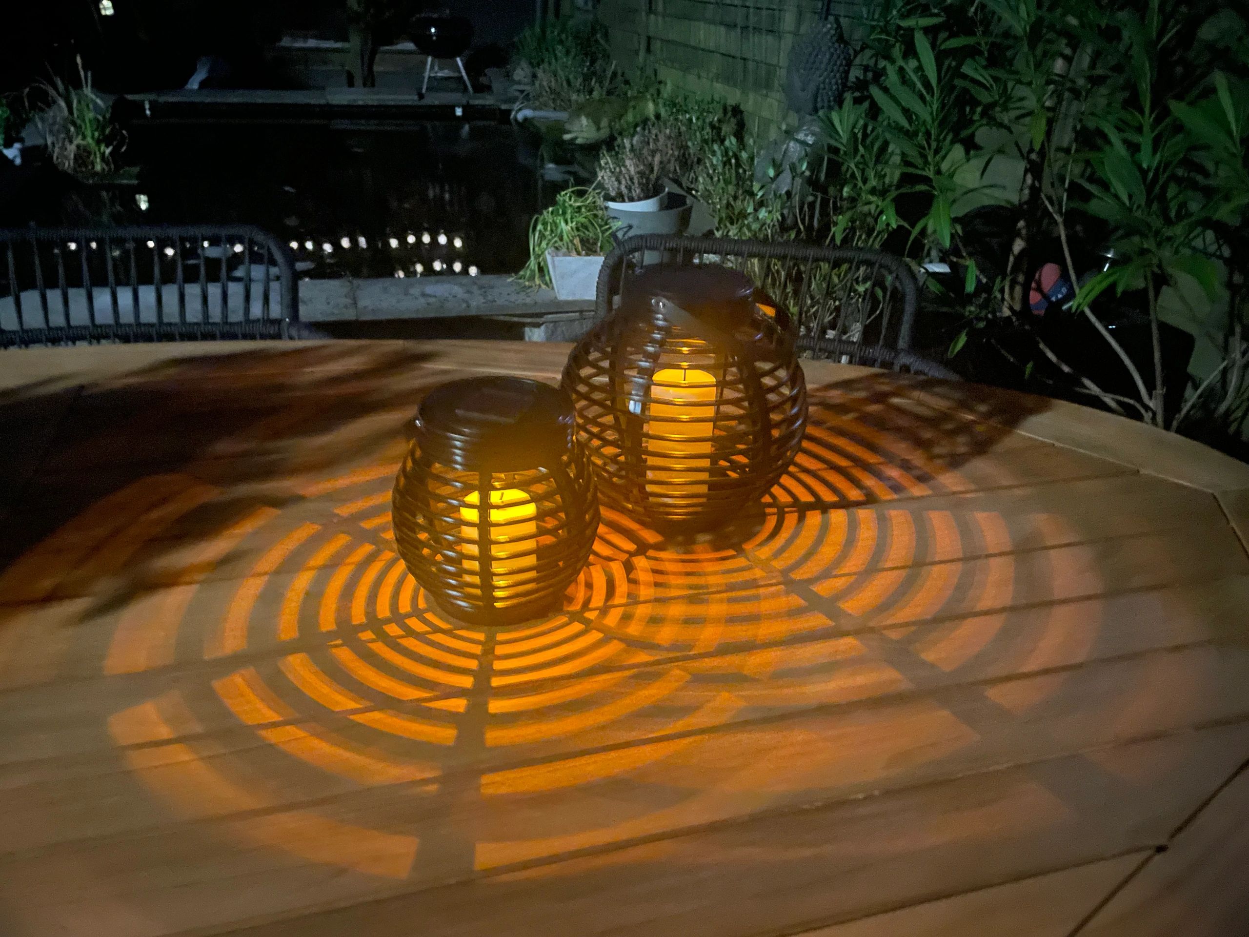 Solar Basket combideal 3 lampen op zonne energie