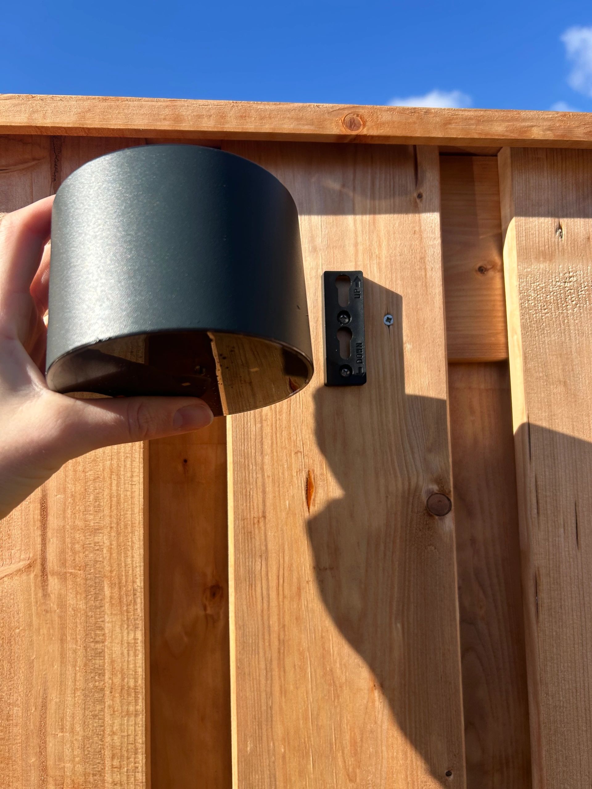 Solar LED wandlamp op zonne energie Sven rond