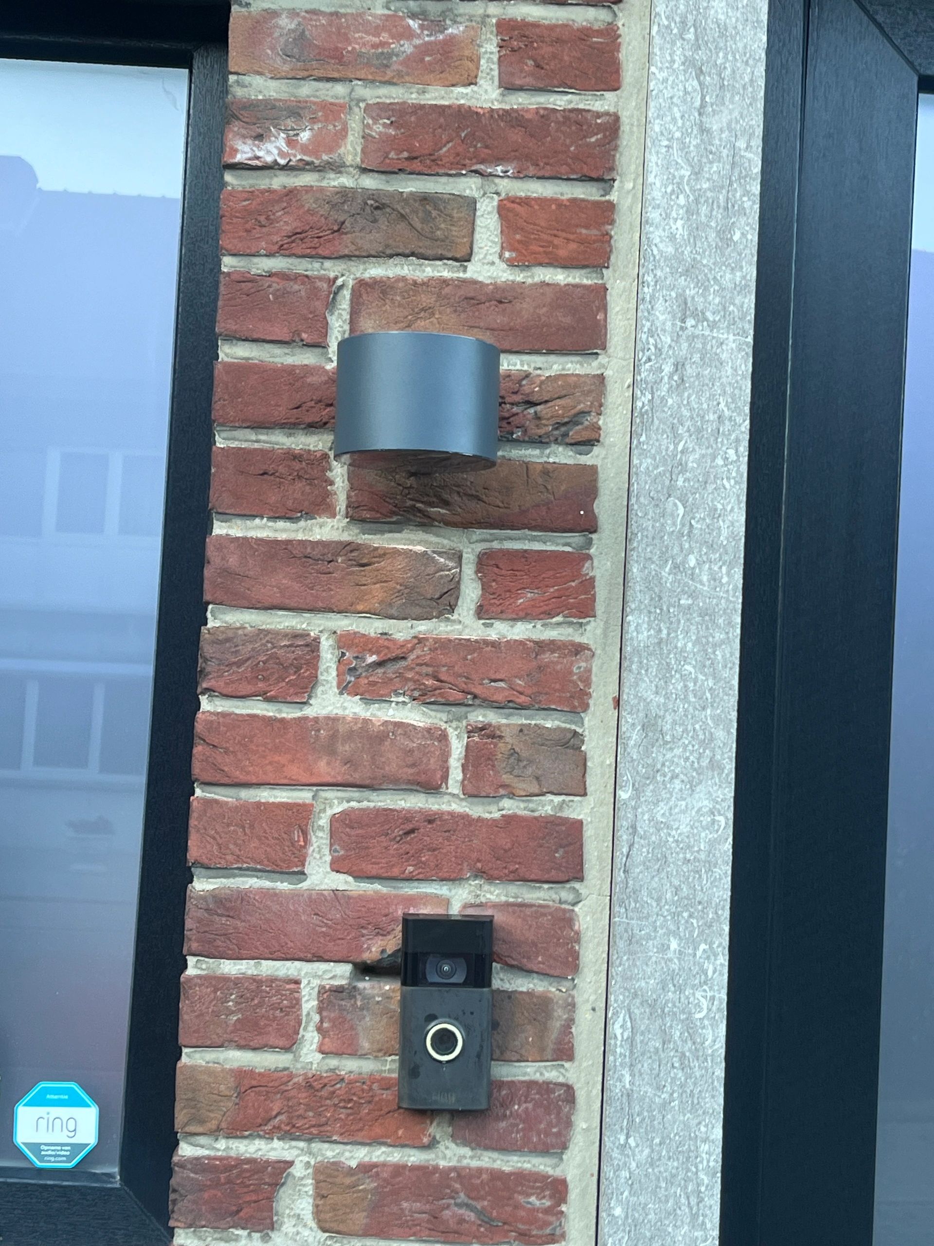 Solar LED wandlamp op zonne energie Sven rond - Voordeelset van 2 stuks