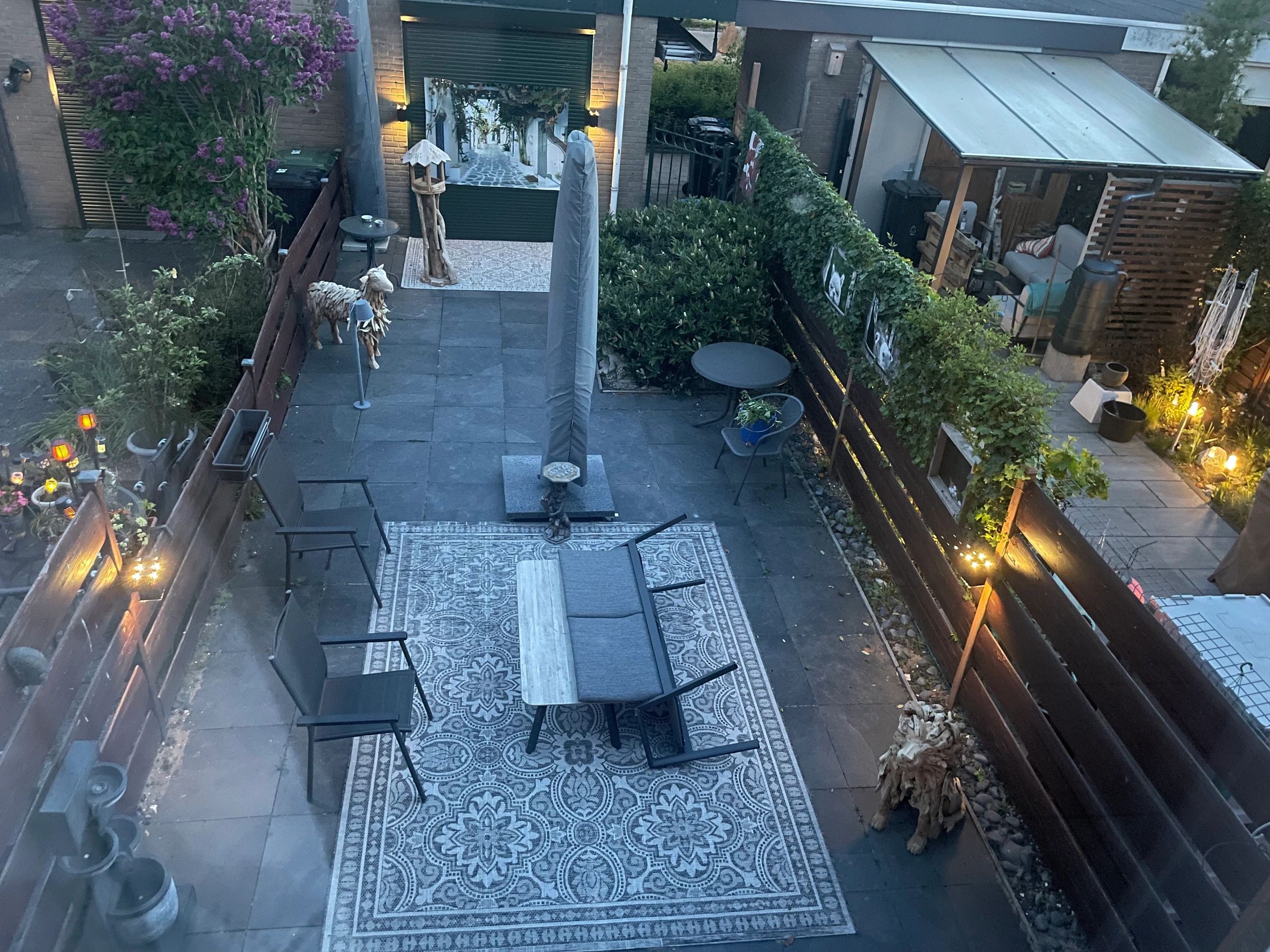 Solar LED wandlamp up downlight Sverre recht