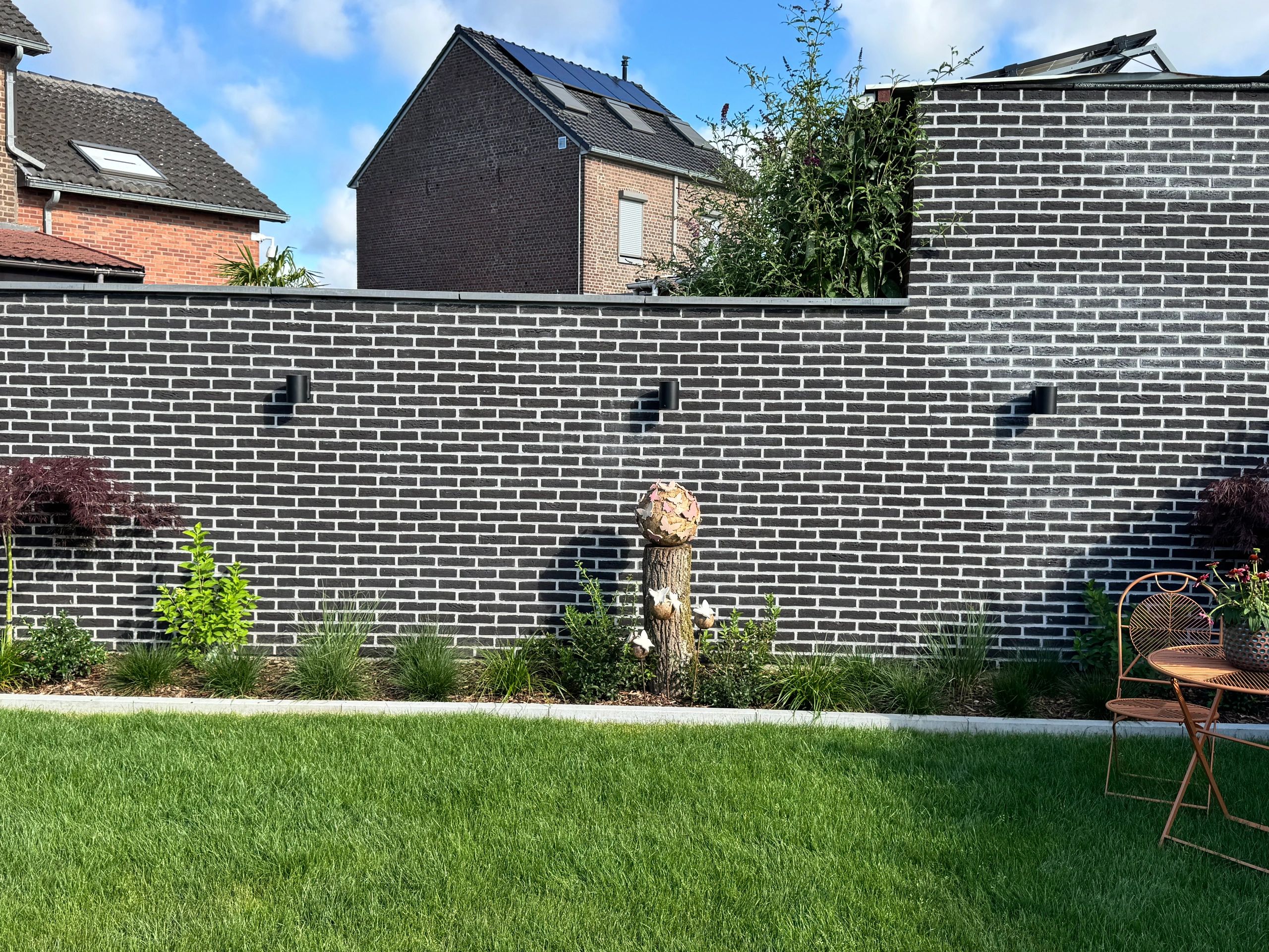 Solar LED wandlamp up downlight Sverre rond