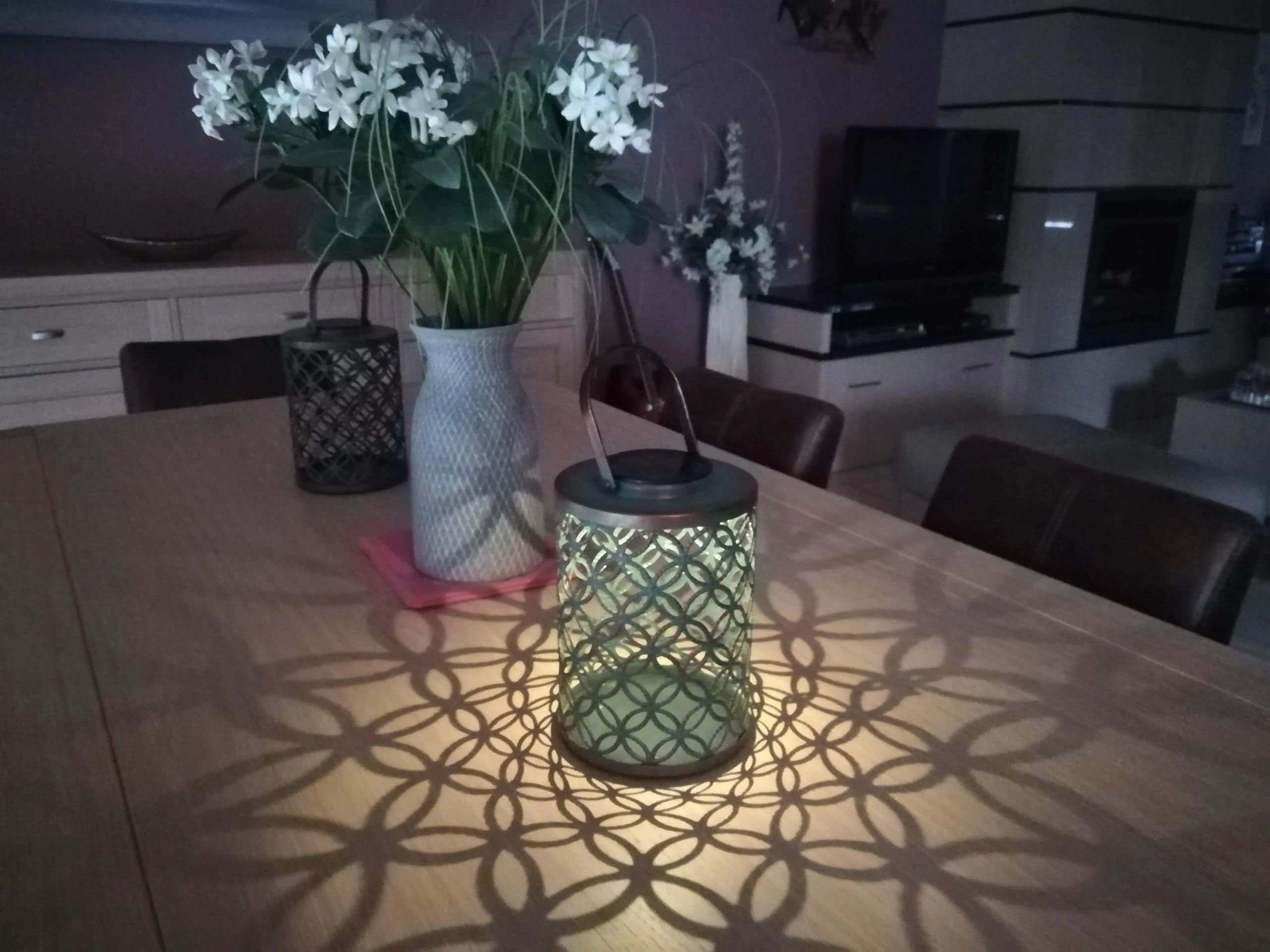 Voordeelset Solar LED tafellamp Kenitra 2 stuks op zonne-energie met handvat