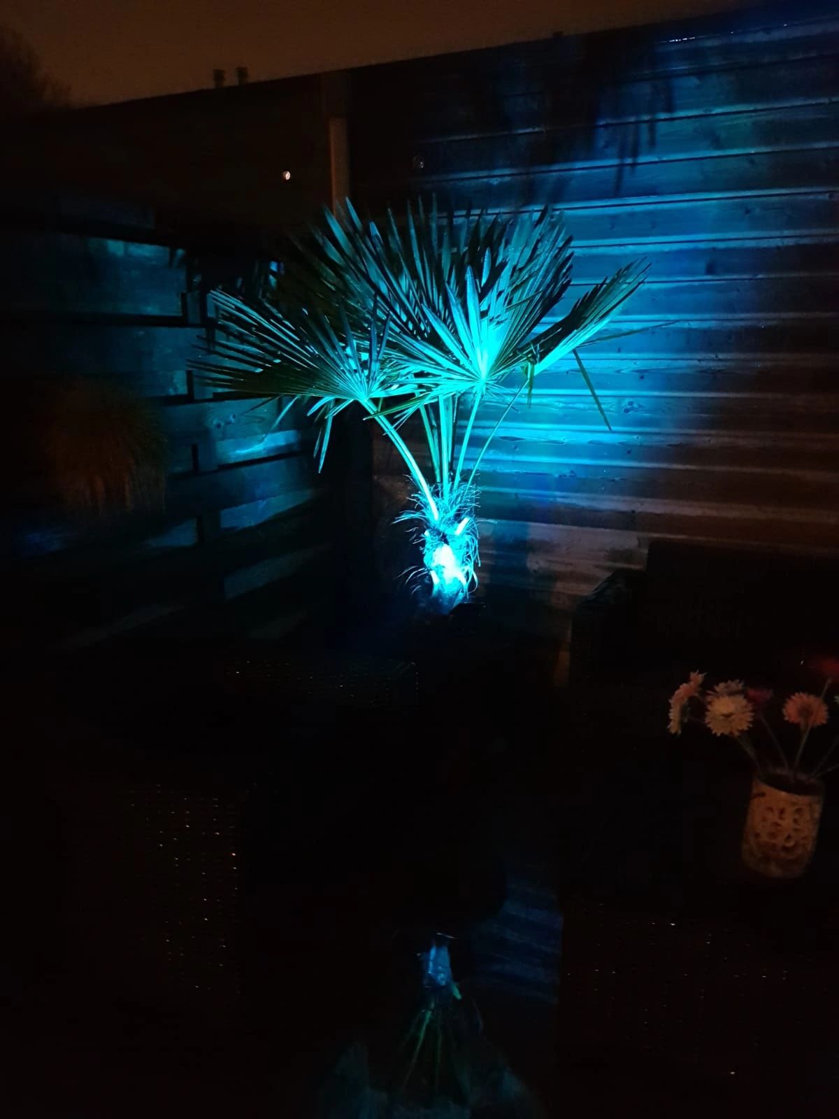 Solar RGBW multicolor breedstraler Rainbow met afstandsbediening